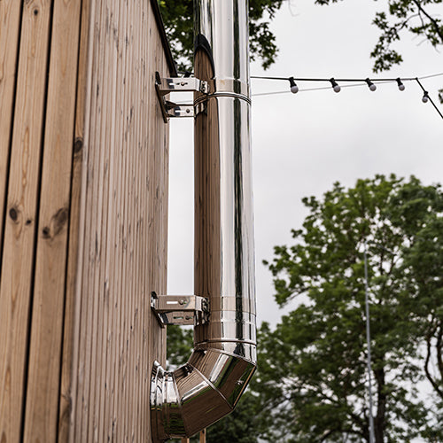 HUUM HUUM Thru-Wall Backside Connection Chimney Kit