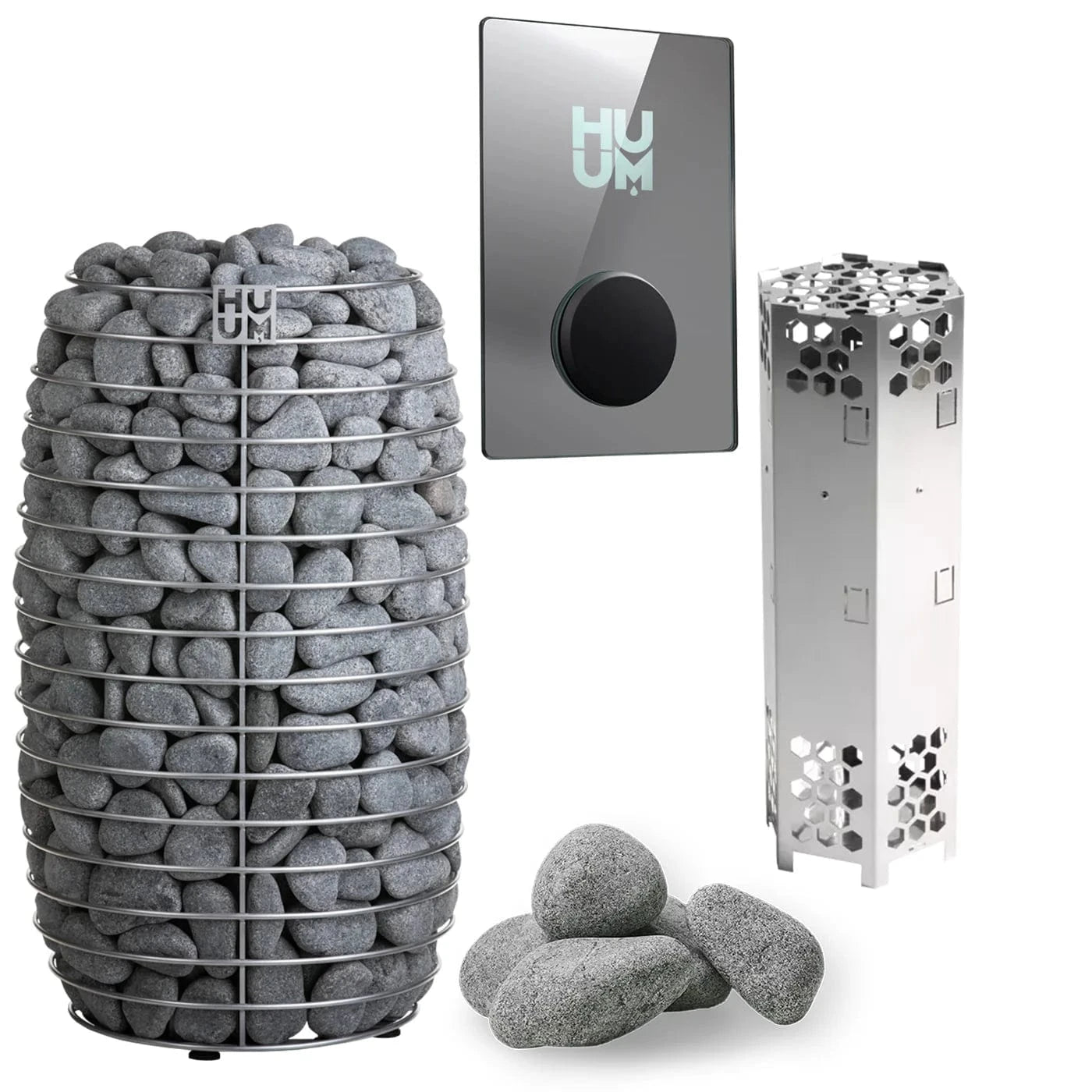 HUUM Sauna Heater UKU WiFi Mirror HUUM HIVE Mini 6.0kW Electric Sauna Heater Package