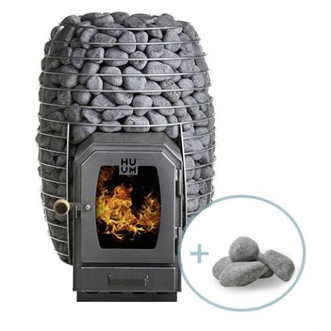HUUM Sauna Stove HUUM Hive Wood 17 kW Wood-Burning Sauna Stove Package