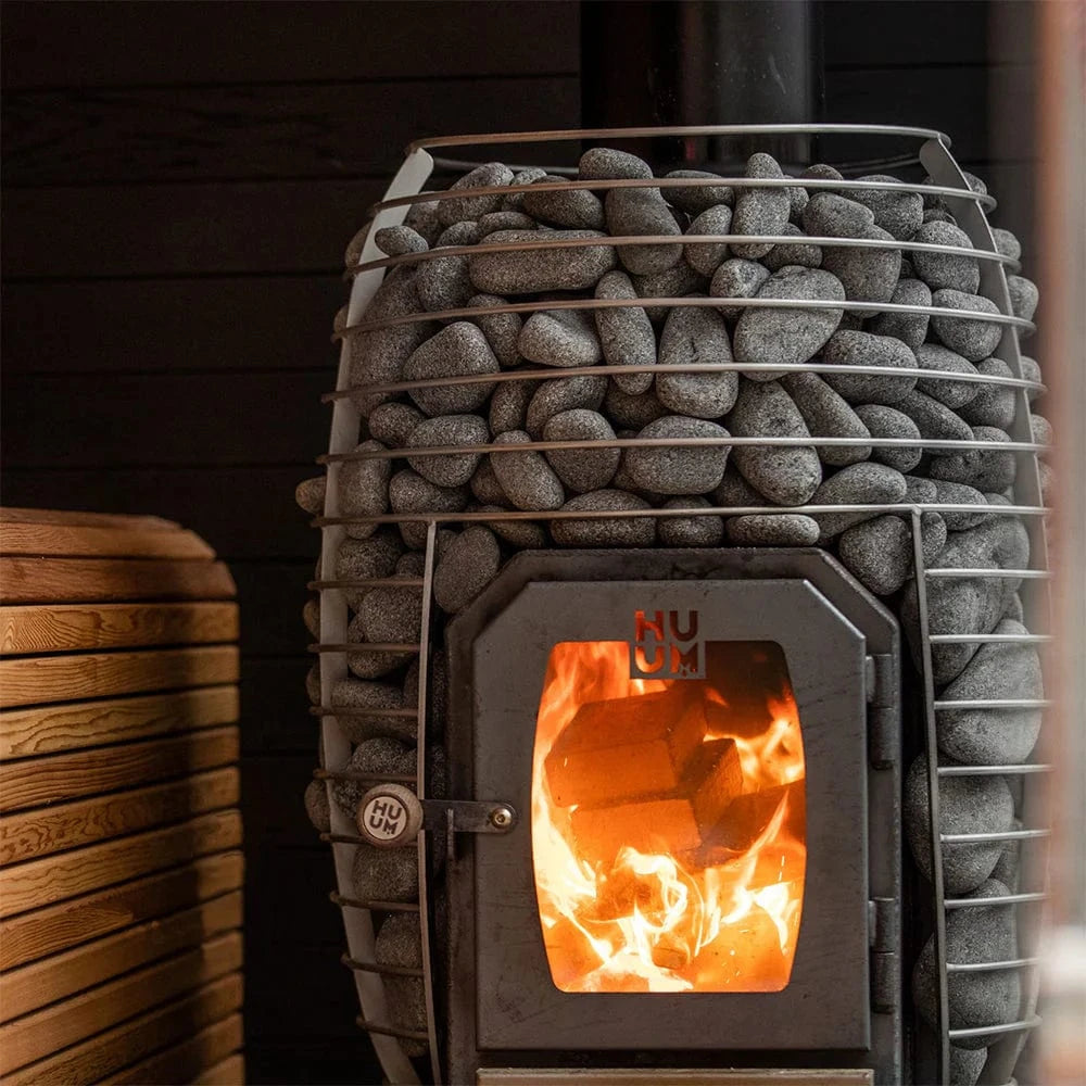 HUUM Sauna Stove HUUM Hive Wood 17 kW Wood-Burning Sauna Stove Package