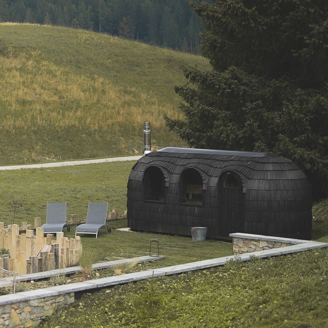 Iglucraft Sauna Iglucraft Triple Iglusauna Pre-Assembled Three-Room 4-6 Person Luxury Outdoor Sauna Cabin