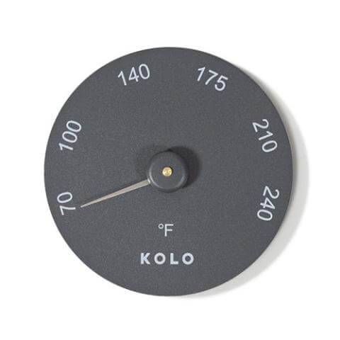 Kolo Kolo Round Sauna Thermometer, Fahrenheit
