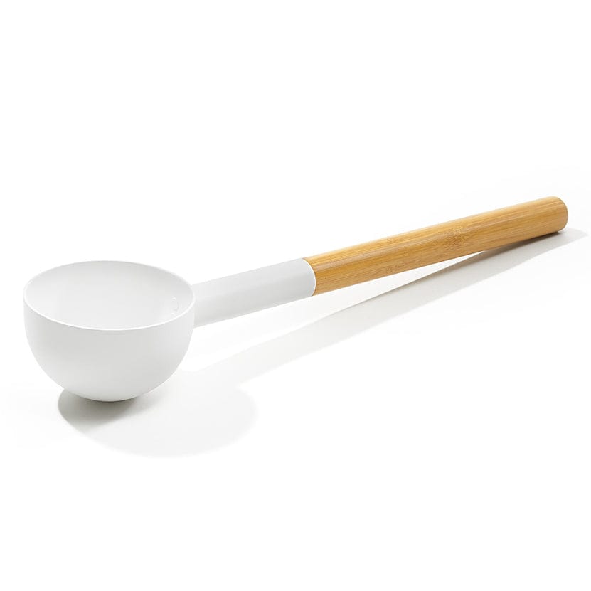 Kolo White Kolo Sauna Ladle, Aluminum/Bamboo