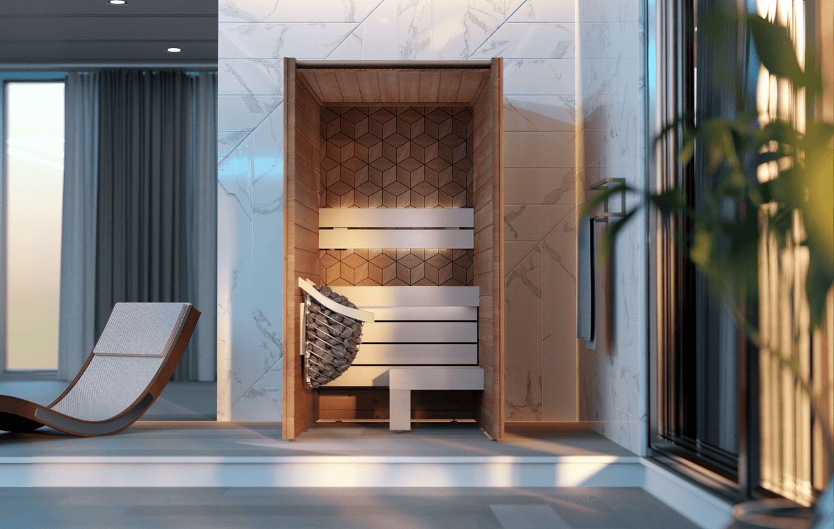 Leil Saunas Sauna Leil Como 1-120 1 Person Indoor Sauna Kit