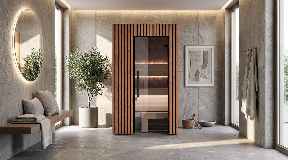 Leil Saunas Sauna Leil Como 1-120 1 Person Indoor Sauna Kit
