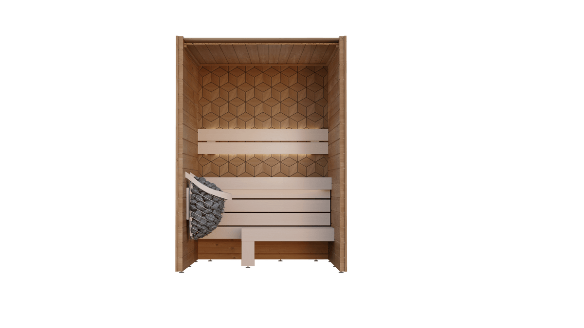 Leil Saunas Sauna Leil Como 2-150 2 Person Indoor Sauna Kit