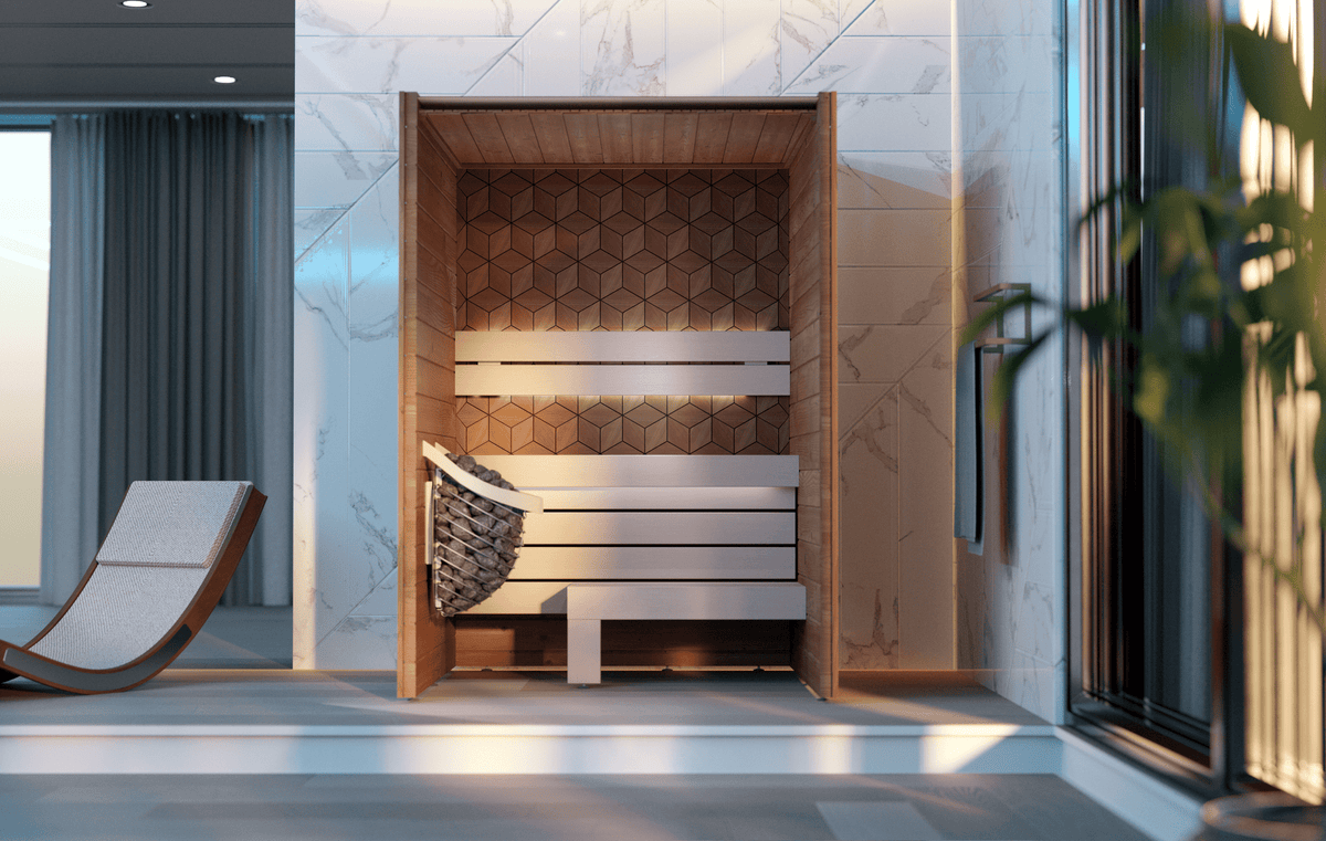 Leil Saunas Sauna Leil Como 2-150 2 Person Indoor Sauna Kit