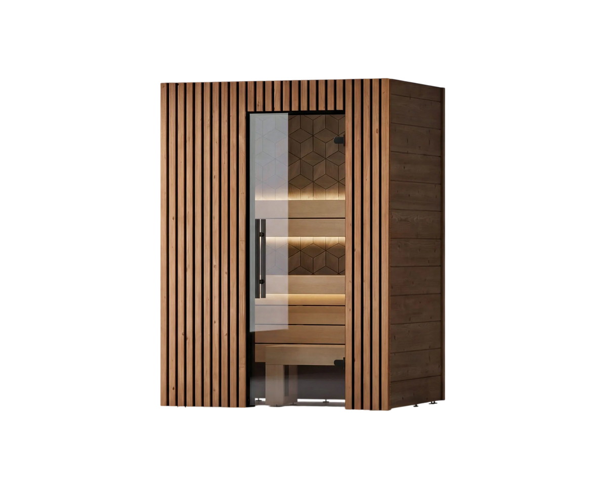 Leil Saunas Sauna Leil Como 2-150 2 Person Indoor Sauna Kit
