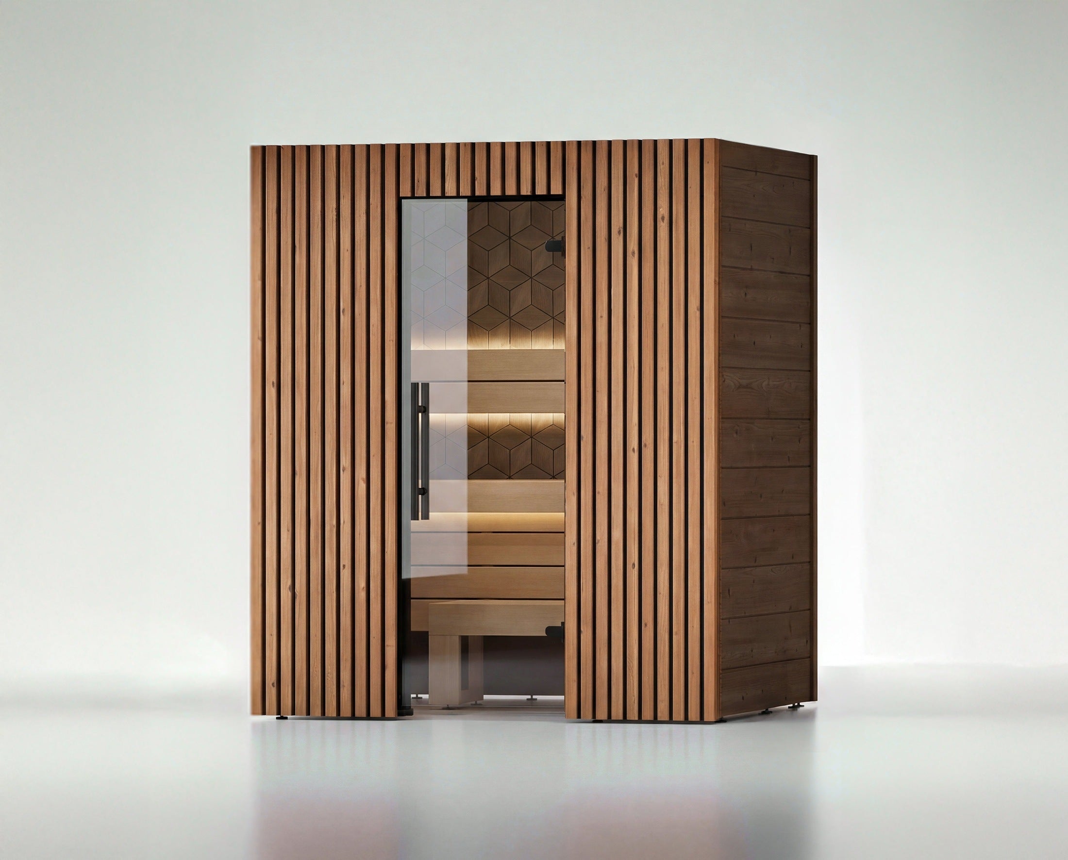 Leil Saunas Sauna Leil Como 3-180 3 Person Indoor Sauna Kit
