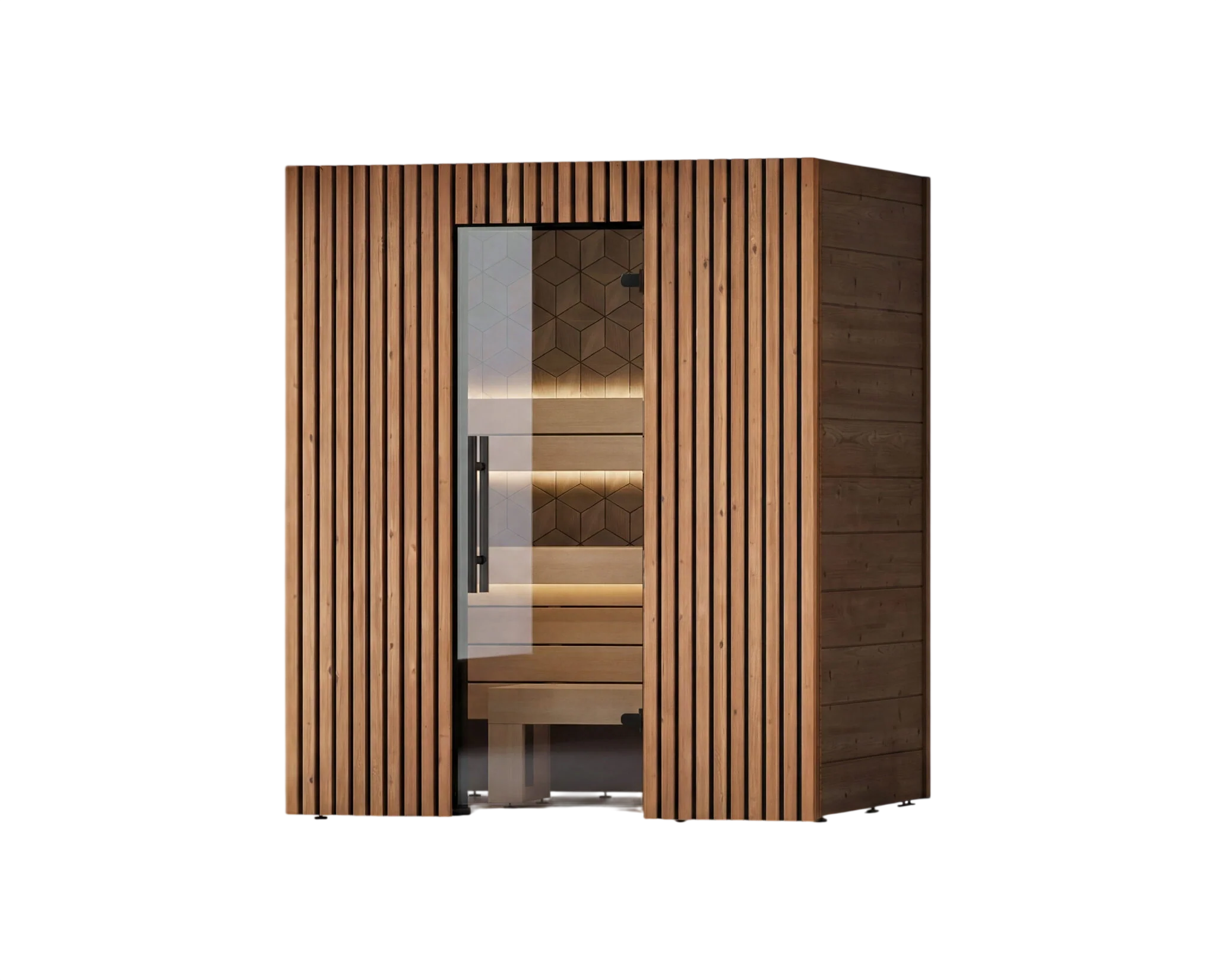 Leil Saunas Sauna Leil Como 3-180 3 Person Indoor Sauna Kit
