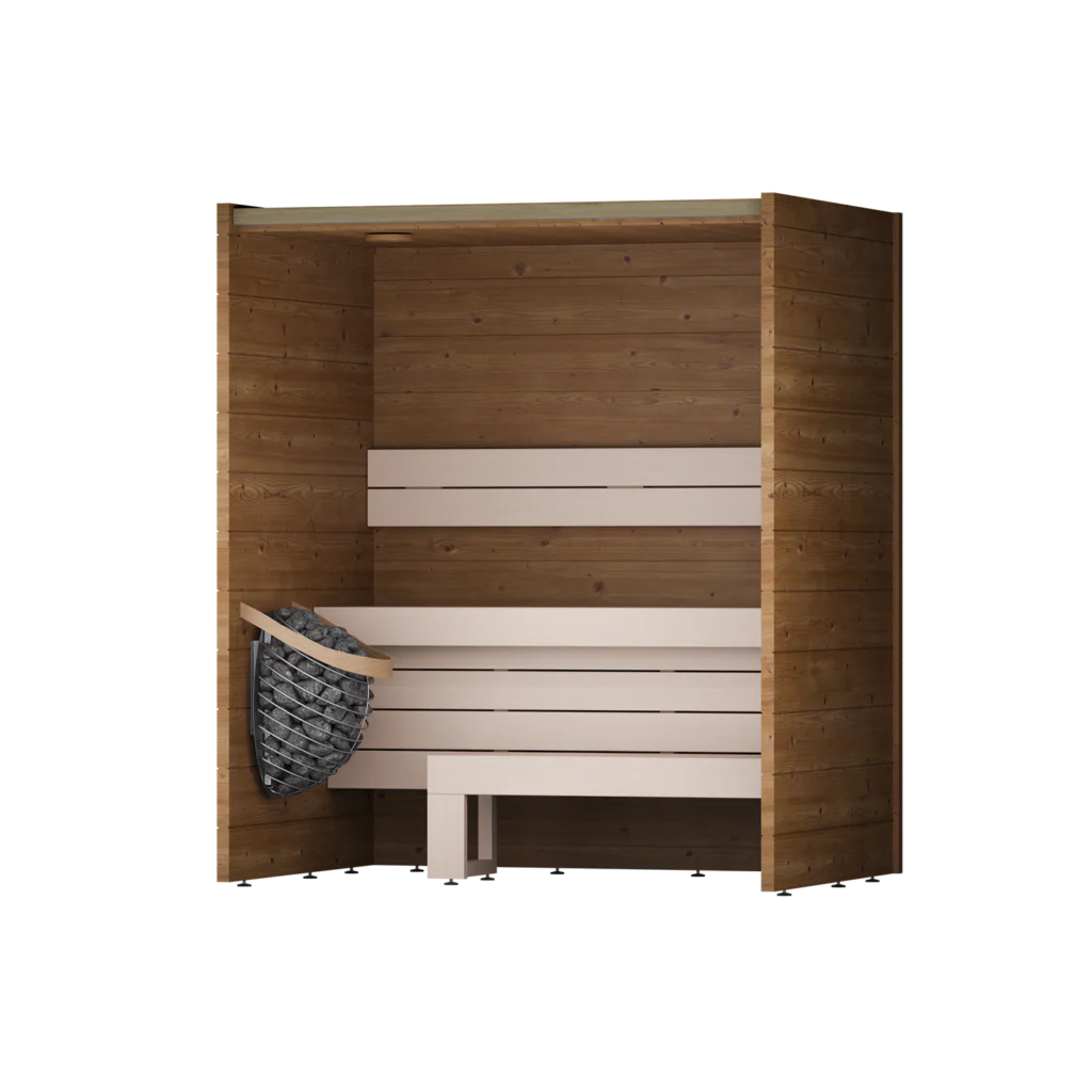 Leil Saunas Sauna Leil Como 3-180 3 Person Indoor Sauna Kit
