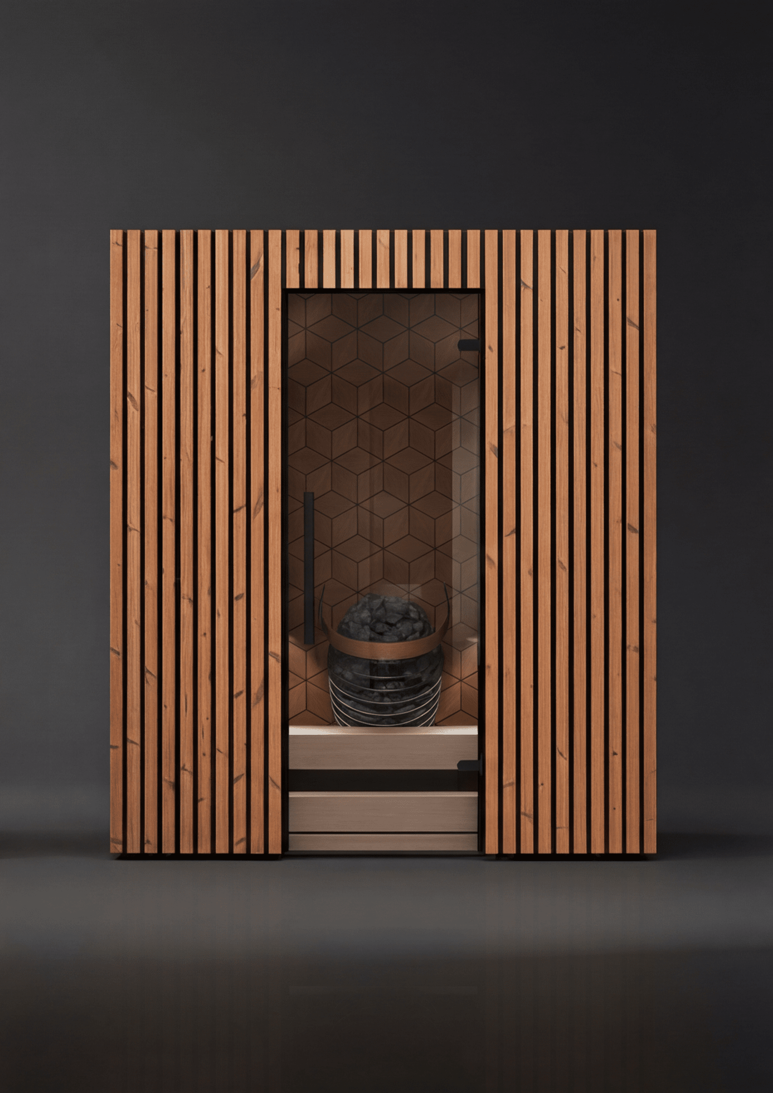 Leil Saunas Sauna Leil Como 4-180 4 Person Indoor Sauna Kit