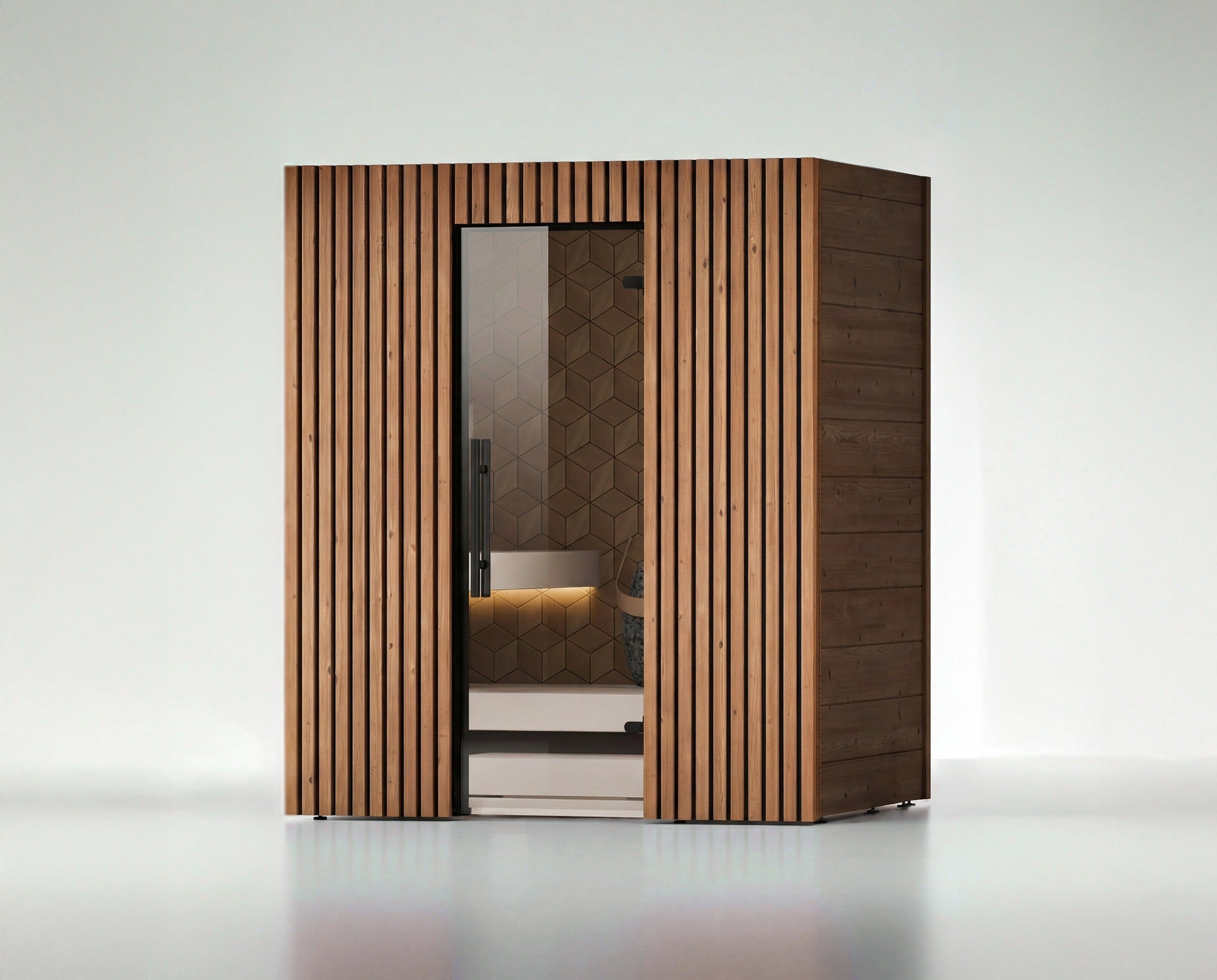 Leil Saunas Sauna Leil Como 4-180 4 Person Indoor Sauna Kit