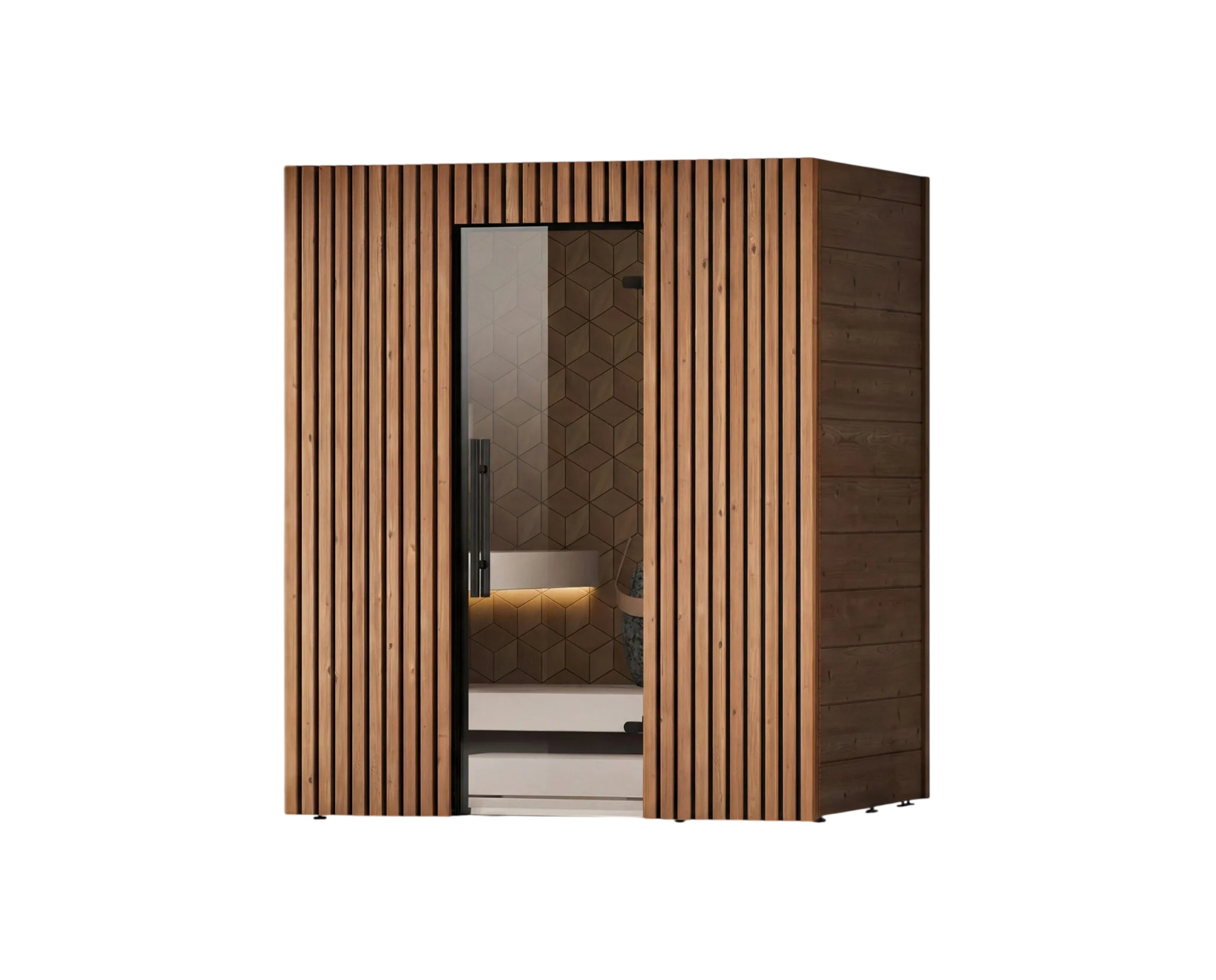 Leil Saunas Sauna Leil Como 4-180 4 Person Indoor Sauna Kit