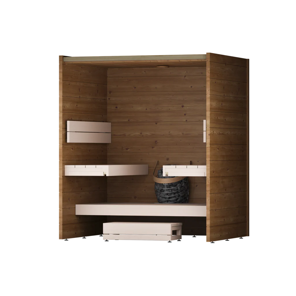 Leil Saunas Sauna Leil Como 4-180 4 Person Indoor Sauna Kit