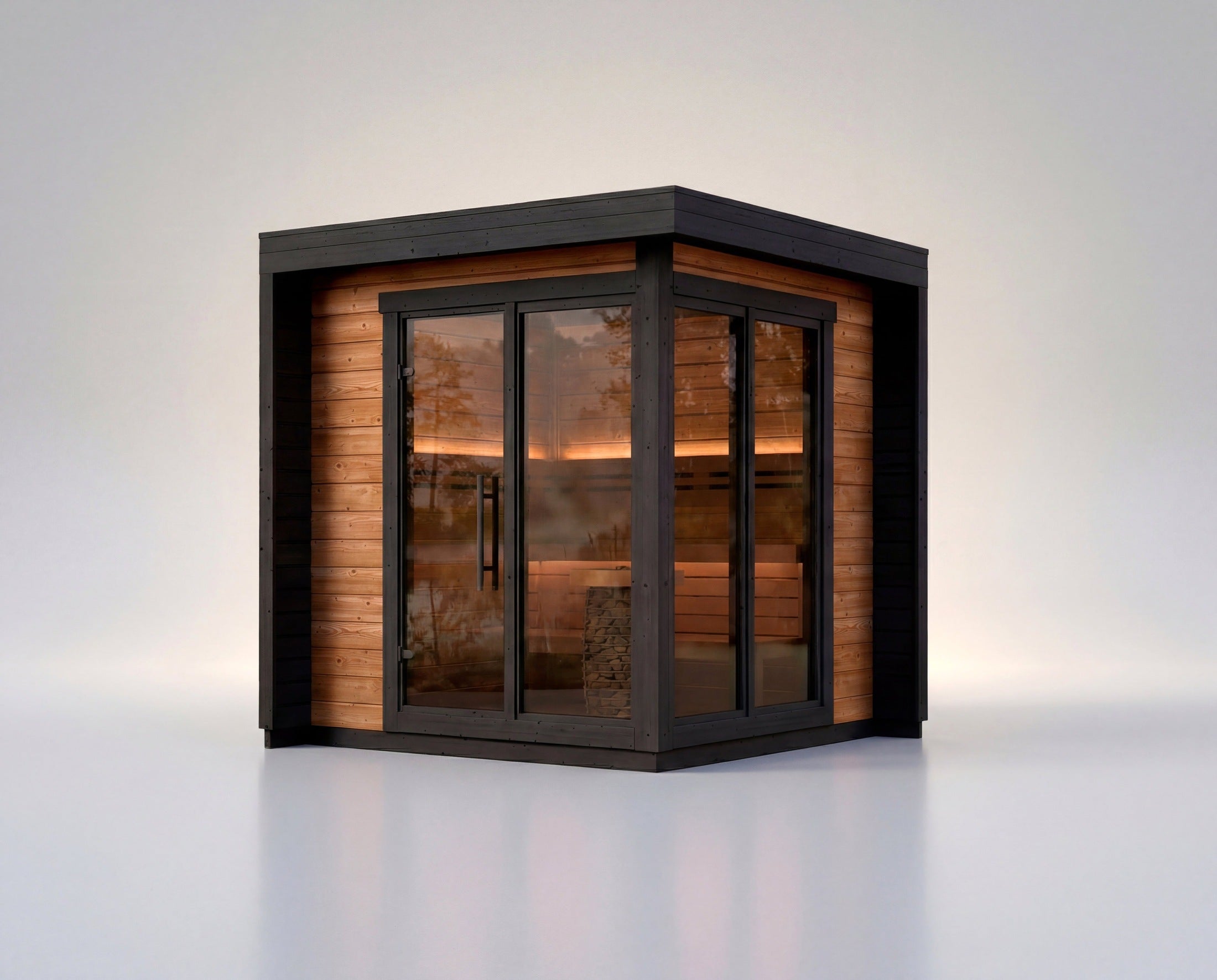 Leil Saunas Sauna Leil Patio S 4-5 Person Outdoor Sauna