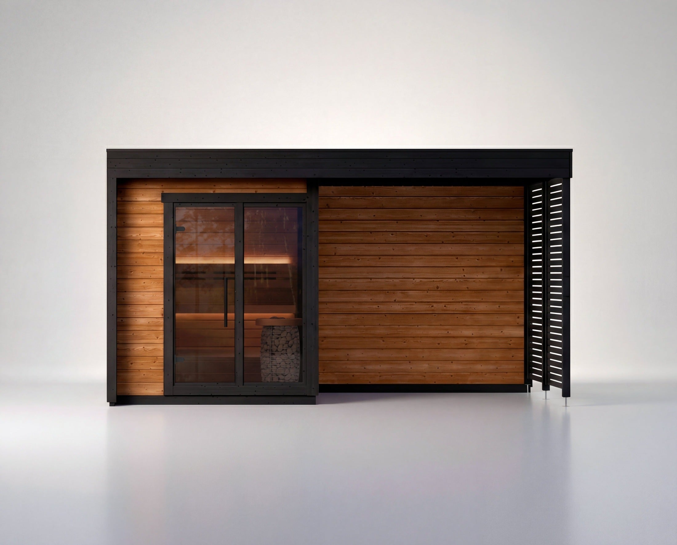 Leil Saunas Sauna Leil Patio S Plus 4 Person Outdoor Sauna