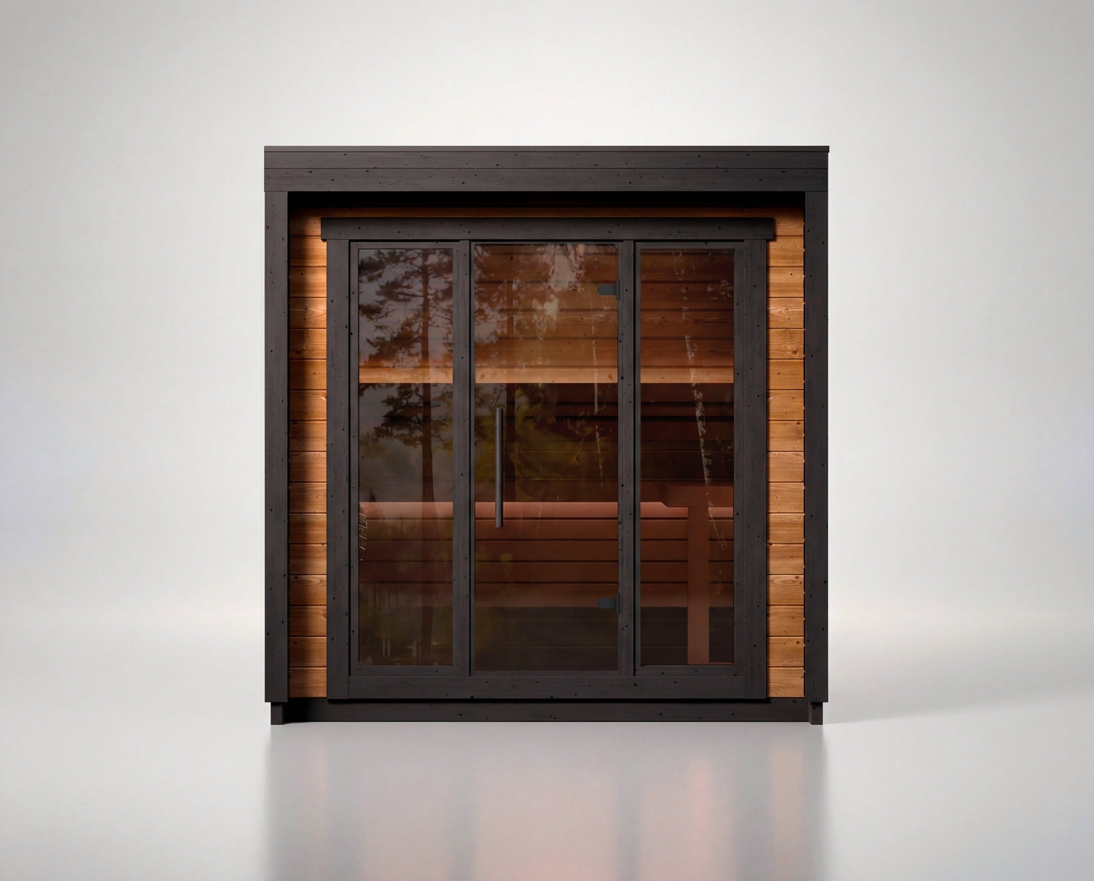 Leil Saunas Sauna Leil Patio XS 4 Person Outdoor Sauna