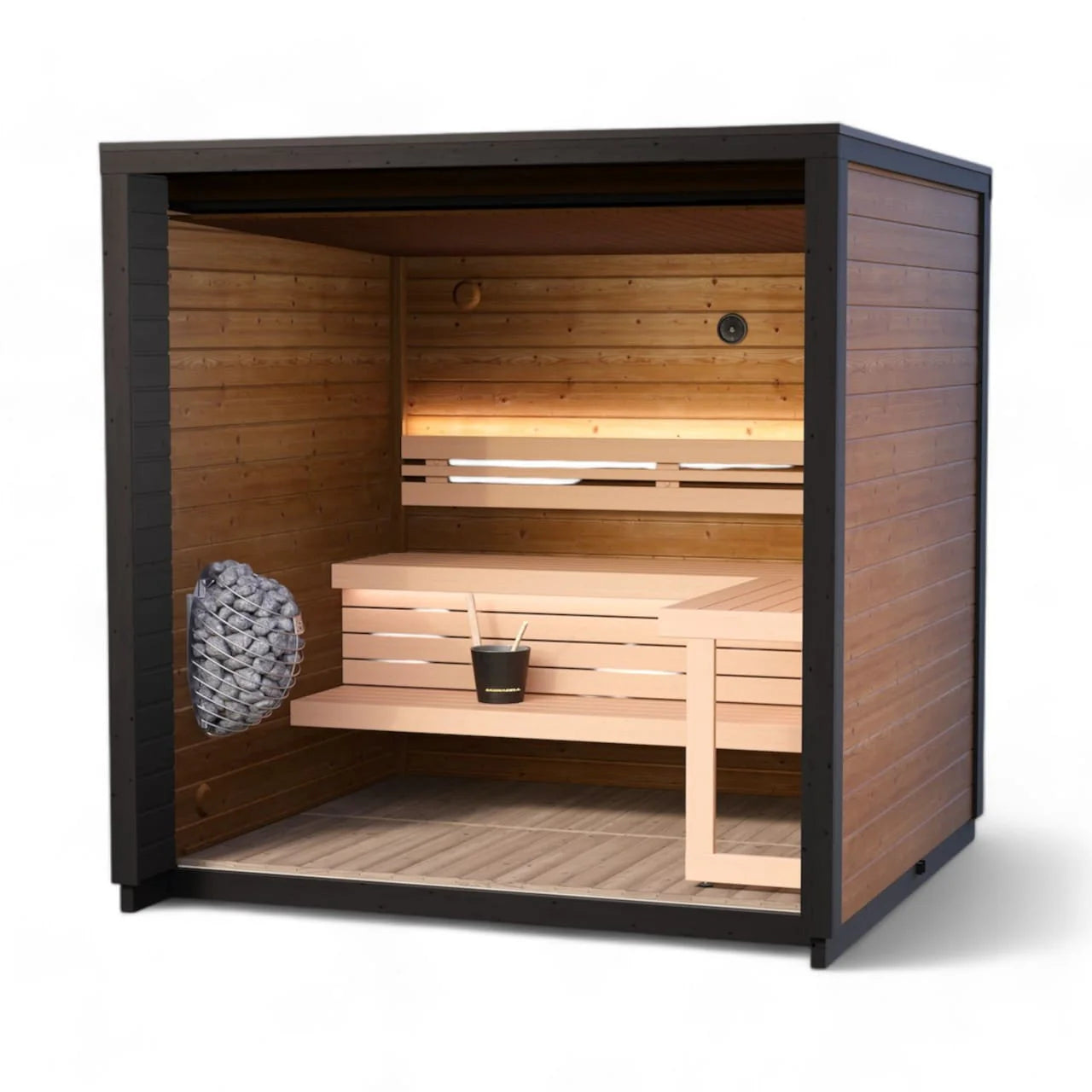 Leil Saunas Sauna Leil Patio XS 4 Person Outdoor Sauna