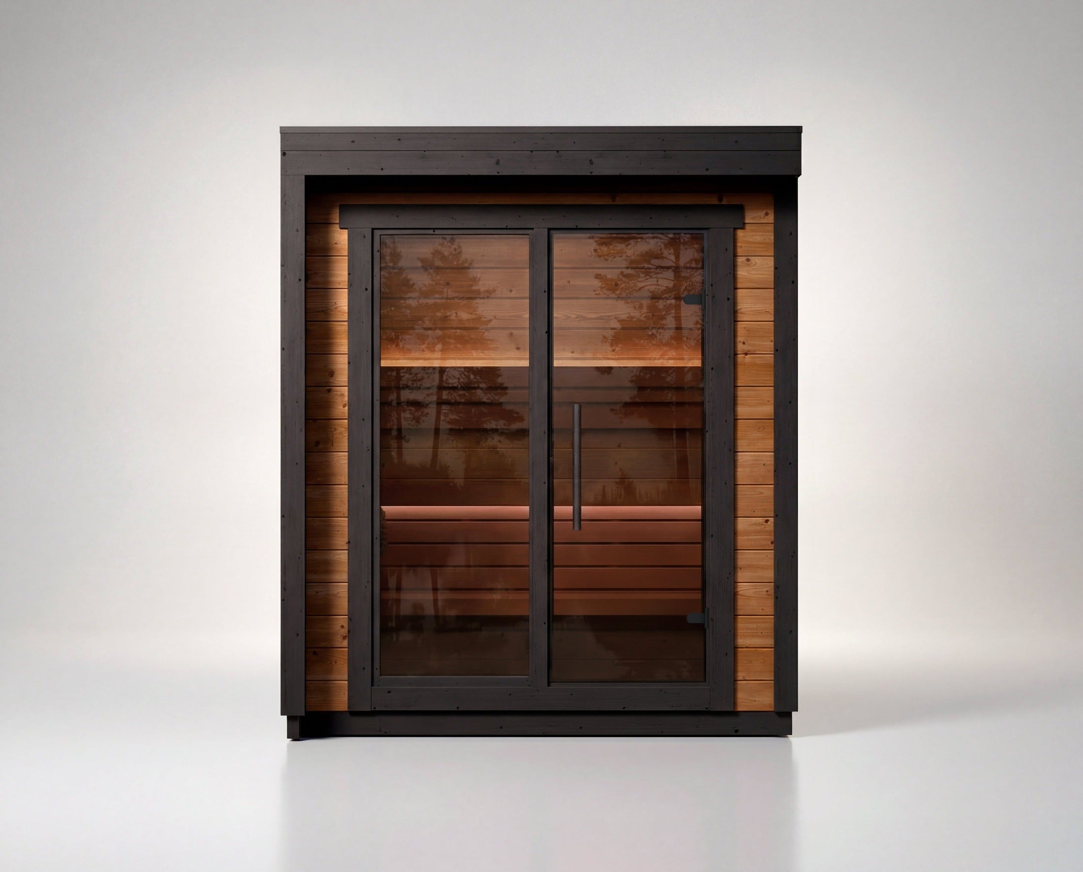 Leil Saunas Sauna Leil Patio XXS 3 Person Outdoor Sauna