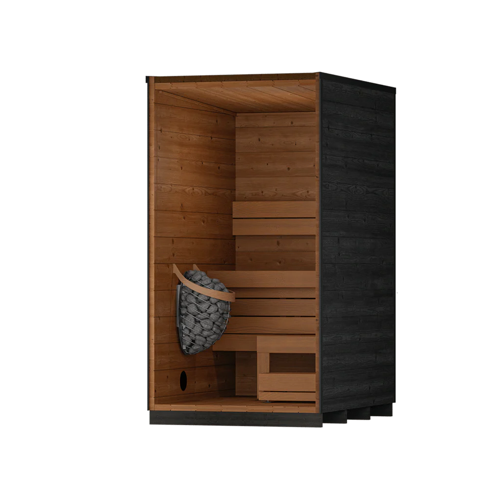 Leil Saunas Sauna Leil Viva 120 1 Person Outdoor Sauna Kit