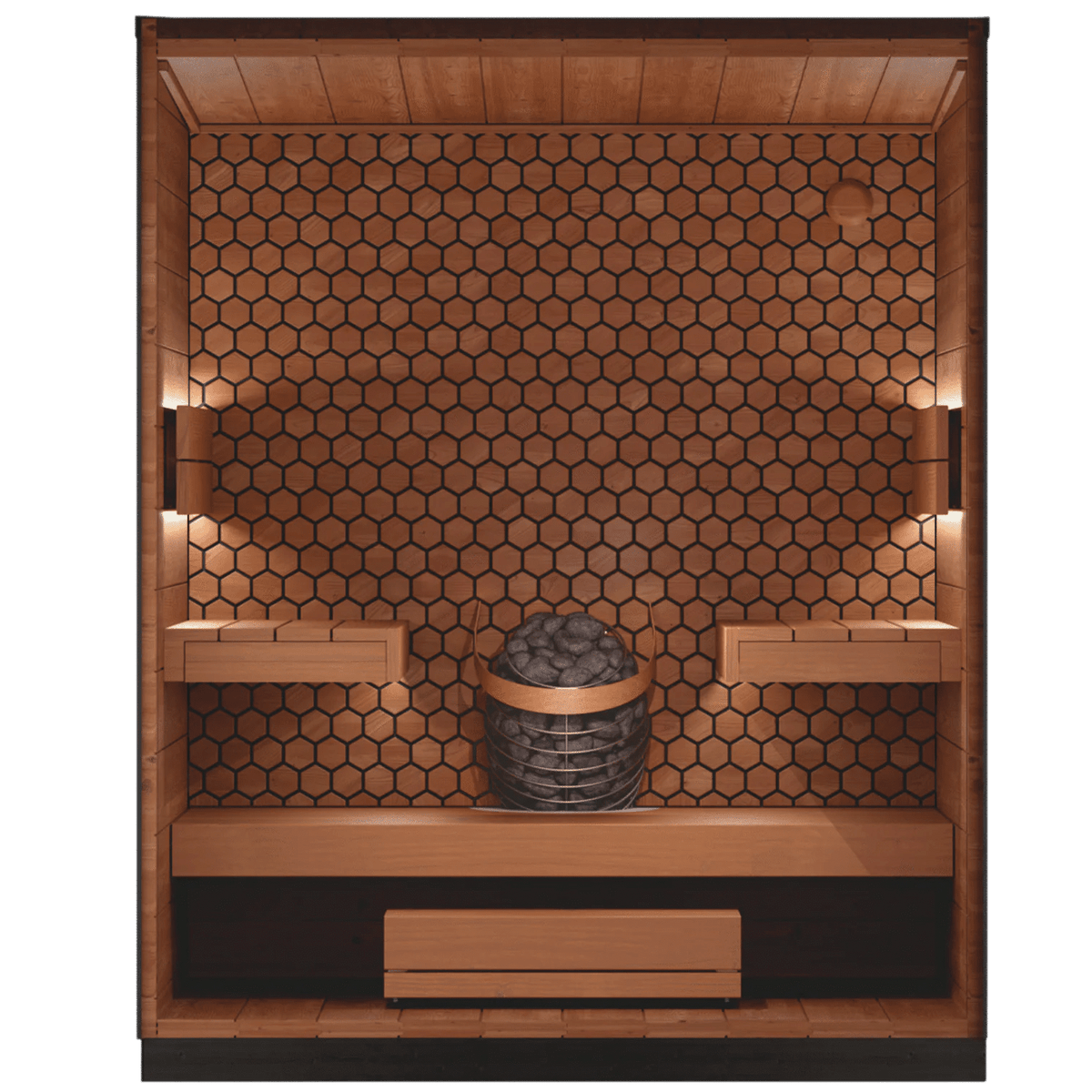 Leil Saunas Sauna Leil Viva 180 4 Person Outdoor Sauna Kit
