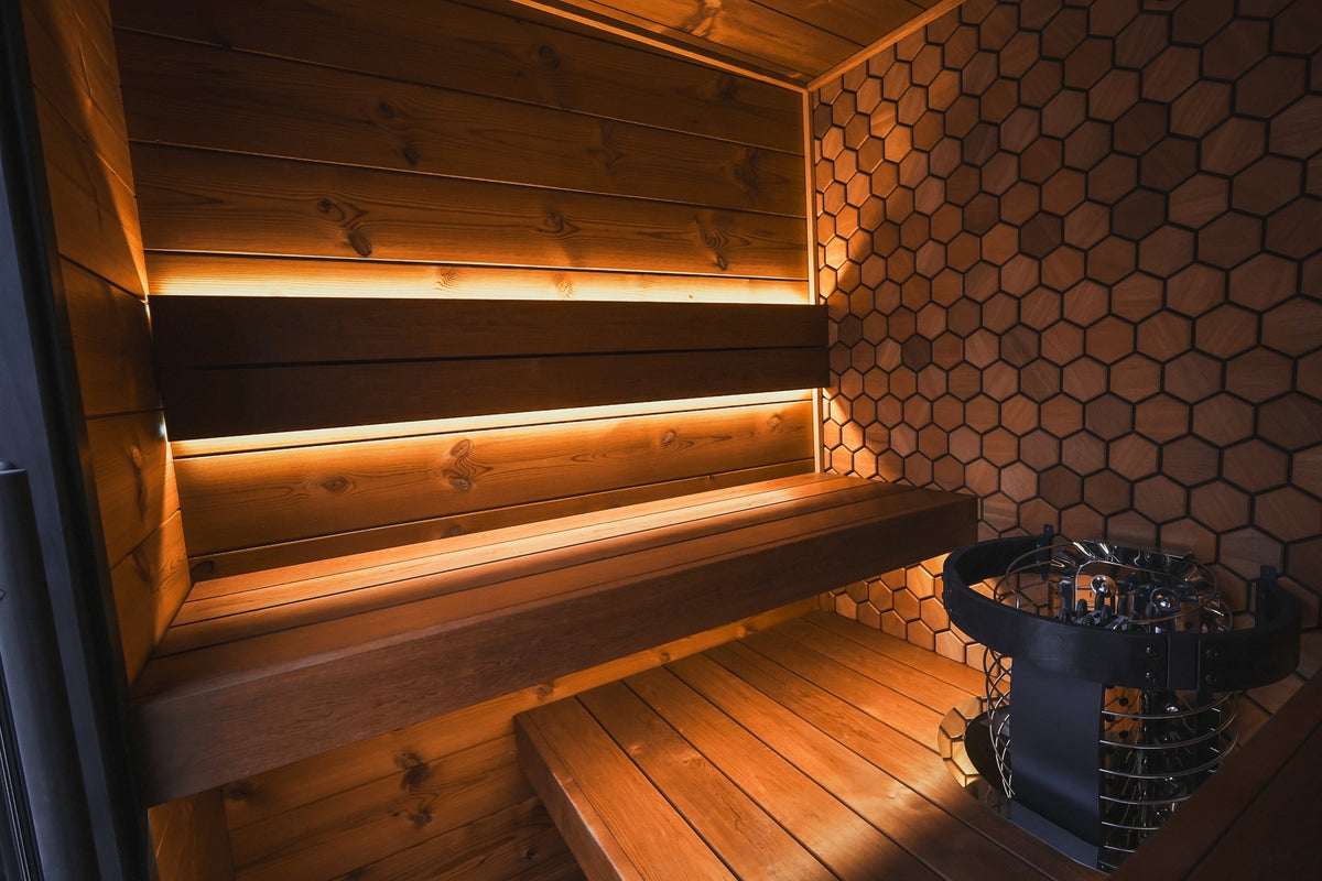 Leil Saunas Sauna Leil Viva 180 4 Person Outdoor Sauna Kit