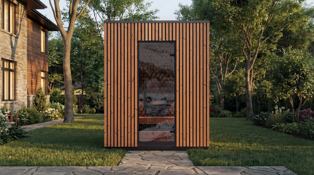 Leil Saunas Sauna Leil Viva 180 4 Person Outdoor Sauna Kit