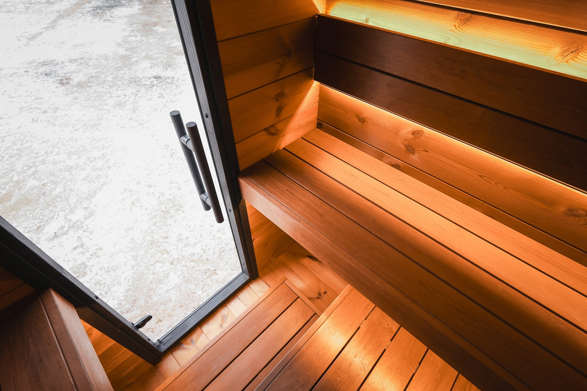 Leil Saunas Sauna Leil Viva 180 4 Person Outdoor Sauna Kit