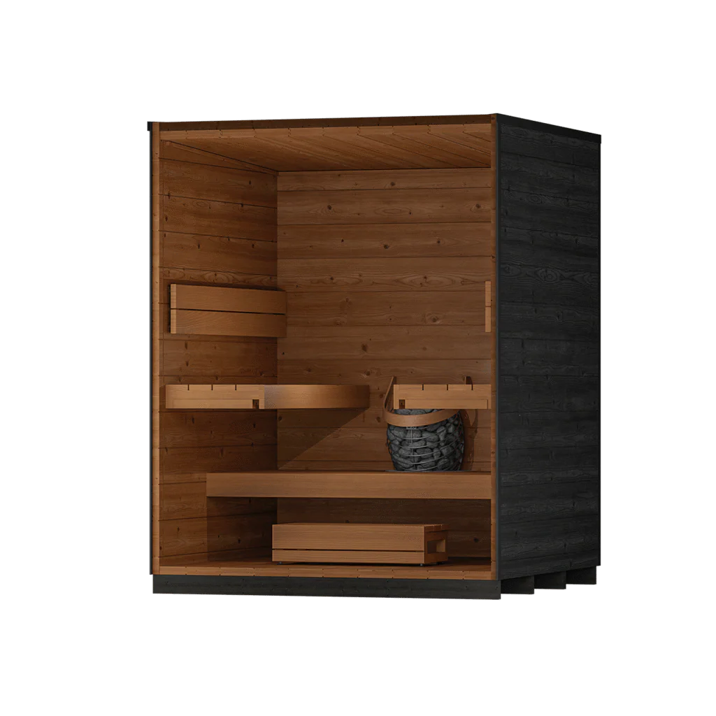 Leil Saunas Sauna Leil Viva 180 4 Person Outdoor Sauna Kit