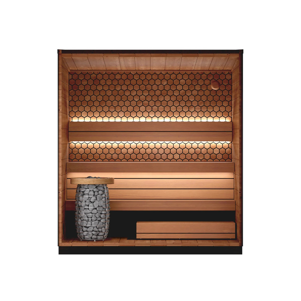 Leil Saunas Sauna Leil Viva 210 4 Person Outdoor Sauna Kit