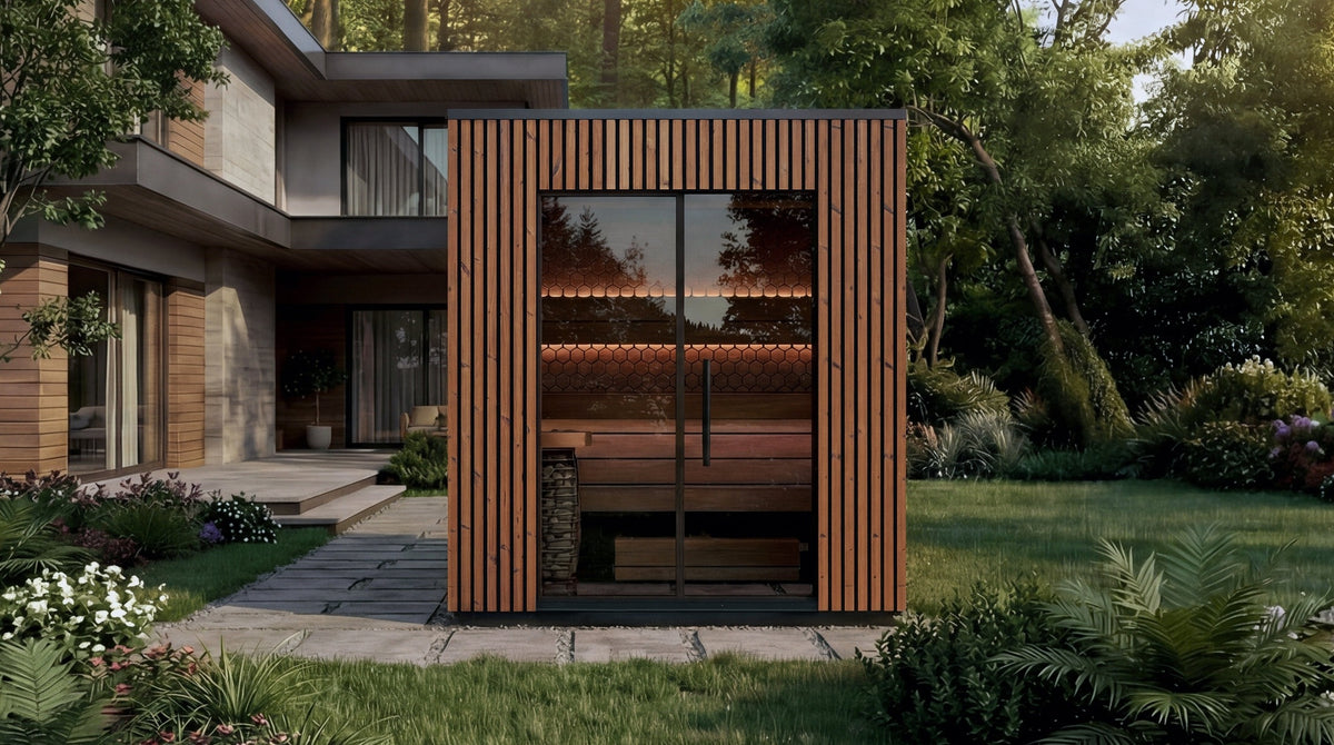 Leil Saunas Sauna Leil Viva 210 4 Person Outdoor Sauna Kit