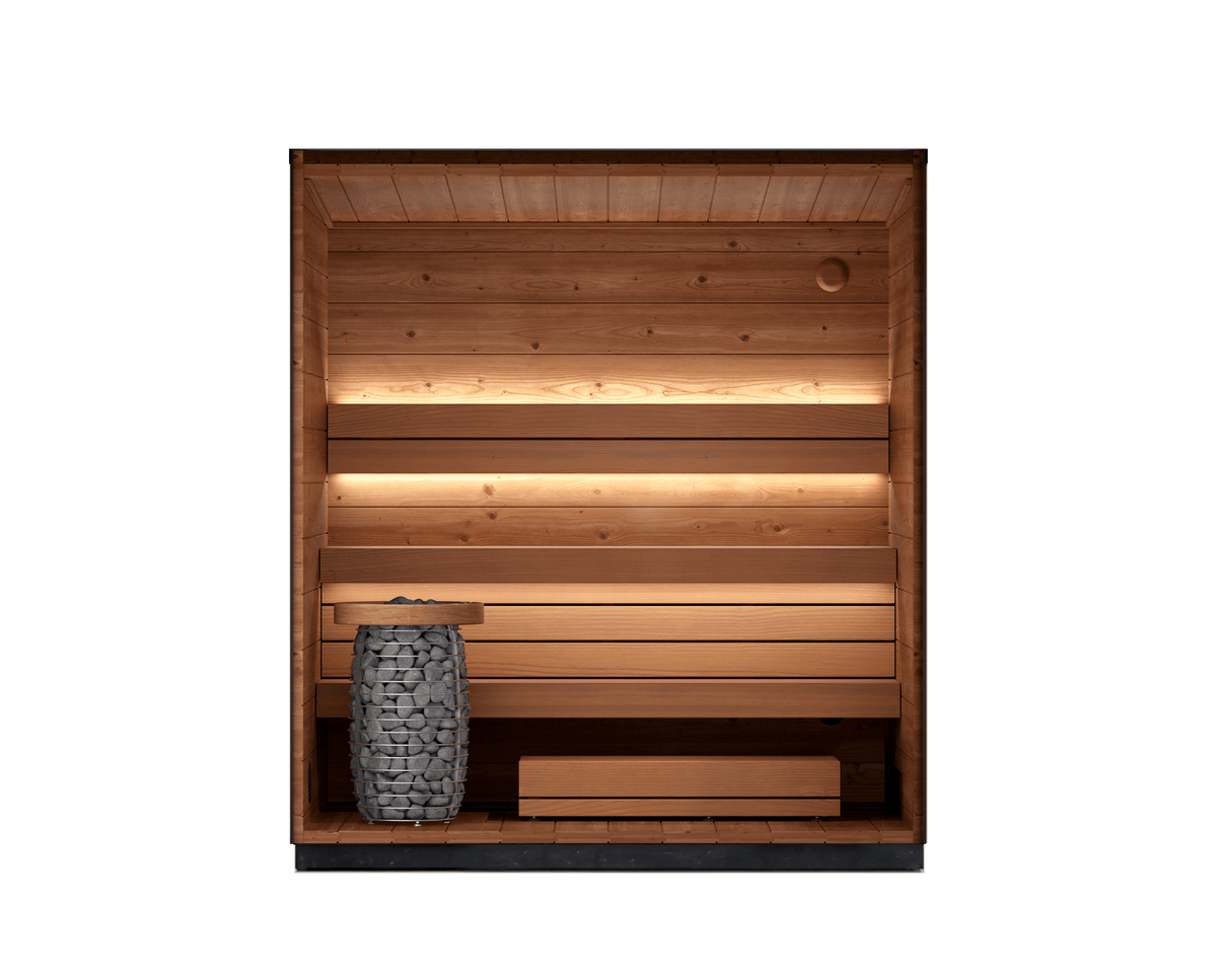 Leil Saunas Sauna Leil Viva 210 4 Person Outdoor Sauna Kit