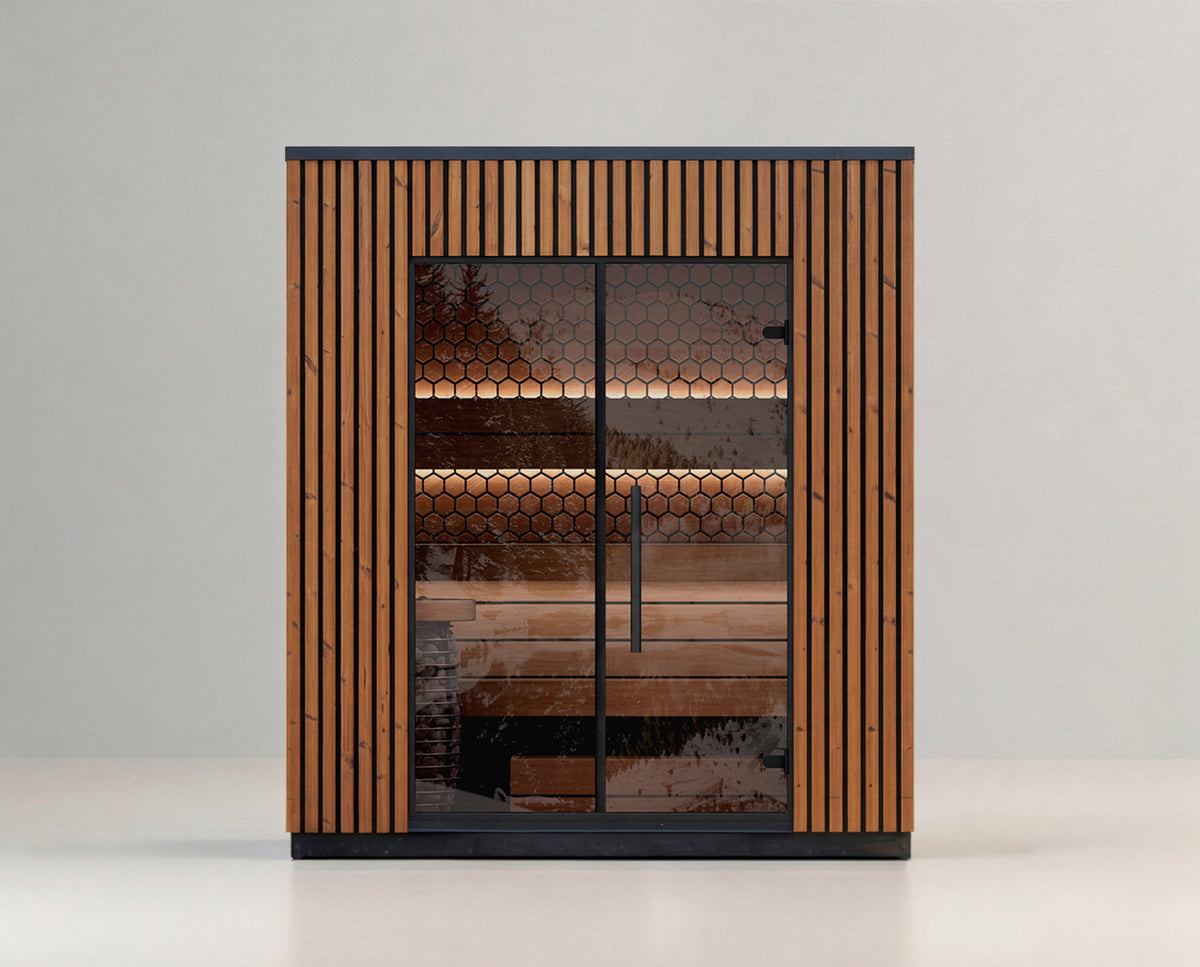 Leil Saunas Sauna Leil Viva 210 4 Person Outdoor Sauna Kit