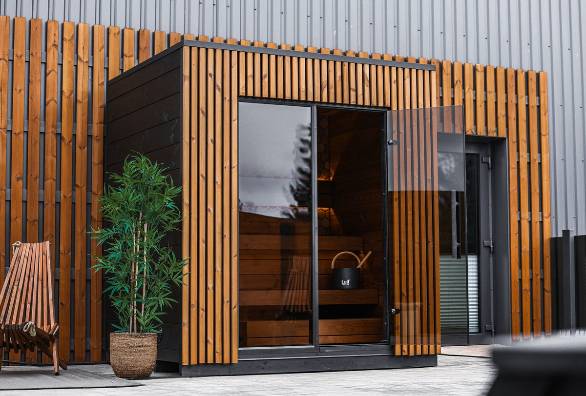 Leil Saunas Sauna Leil Viva 210 4 Person Outdoor Sauna Kit