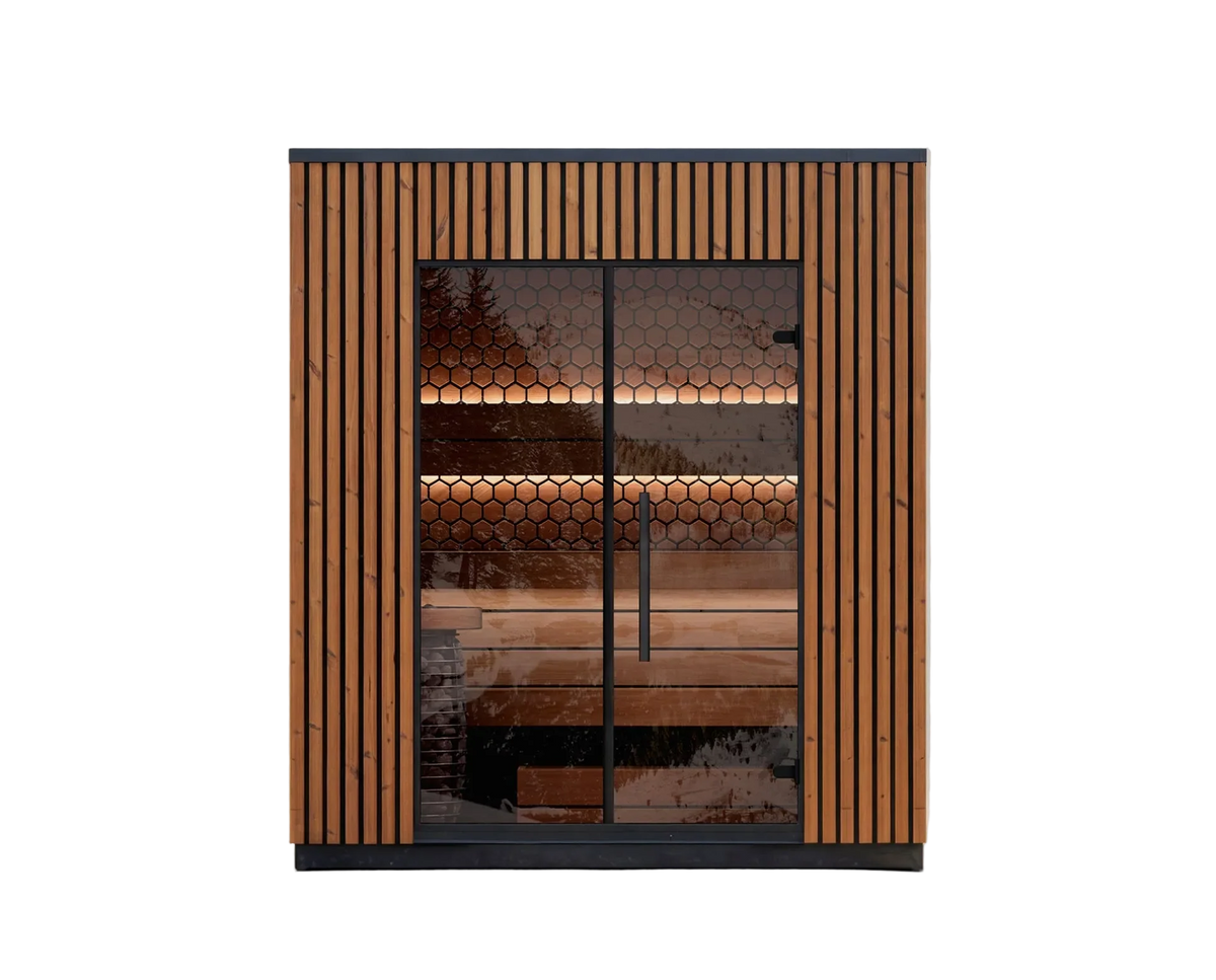 Leil Saunas Sauna Leil Viva 210 4 Person Outdoor Sauna Kit