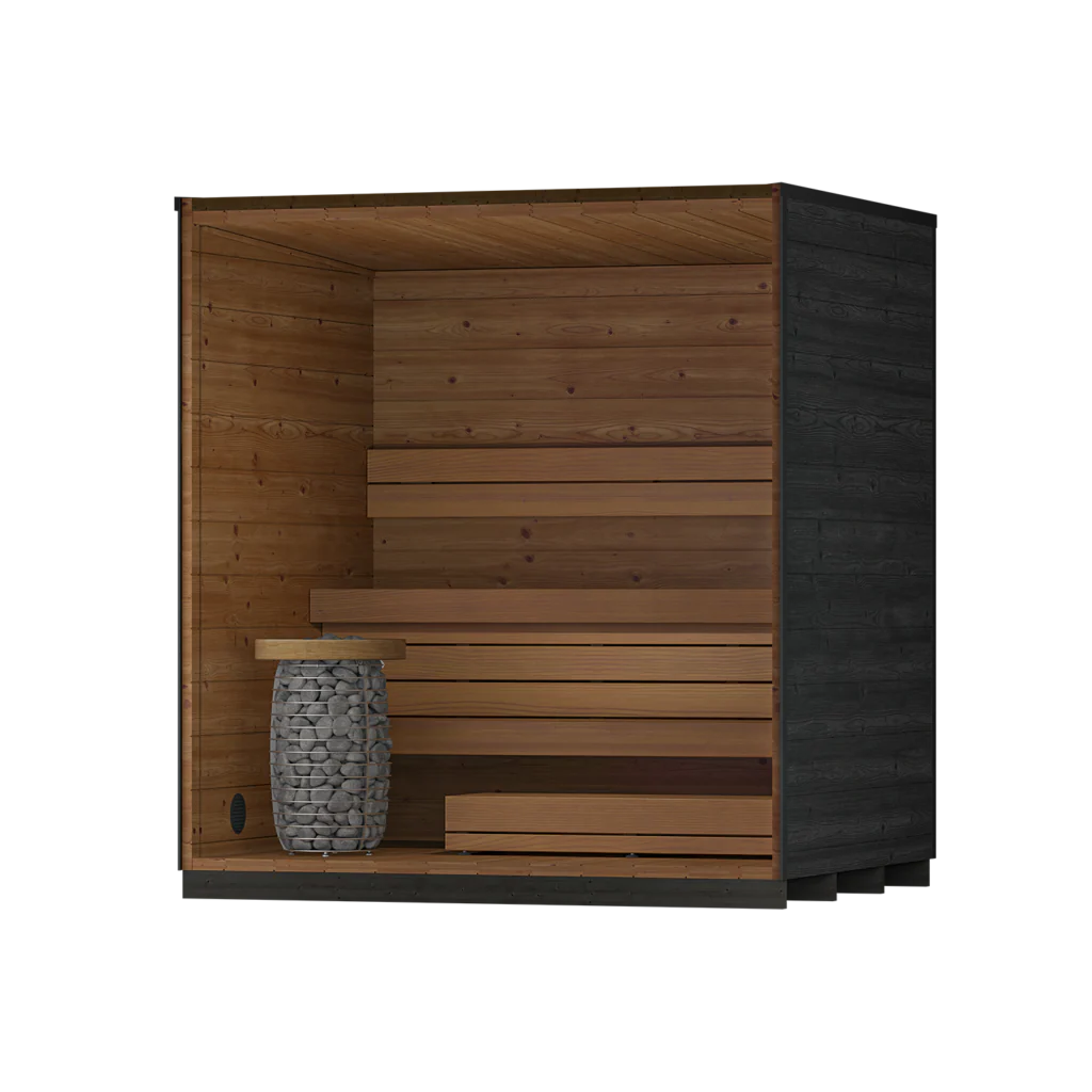 Leil Saunas Sauna Leil Viva 210 4 Person Outdoor Sauna Kit
