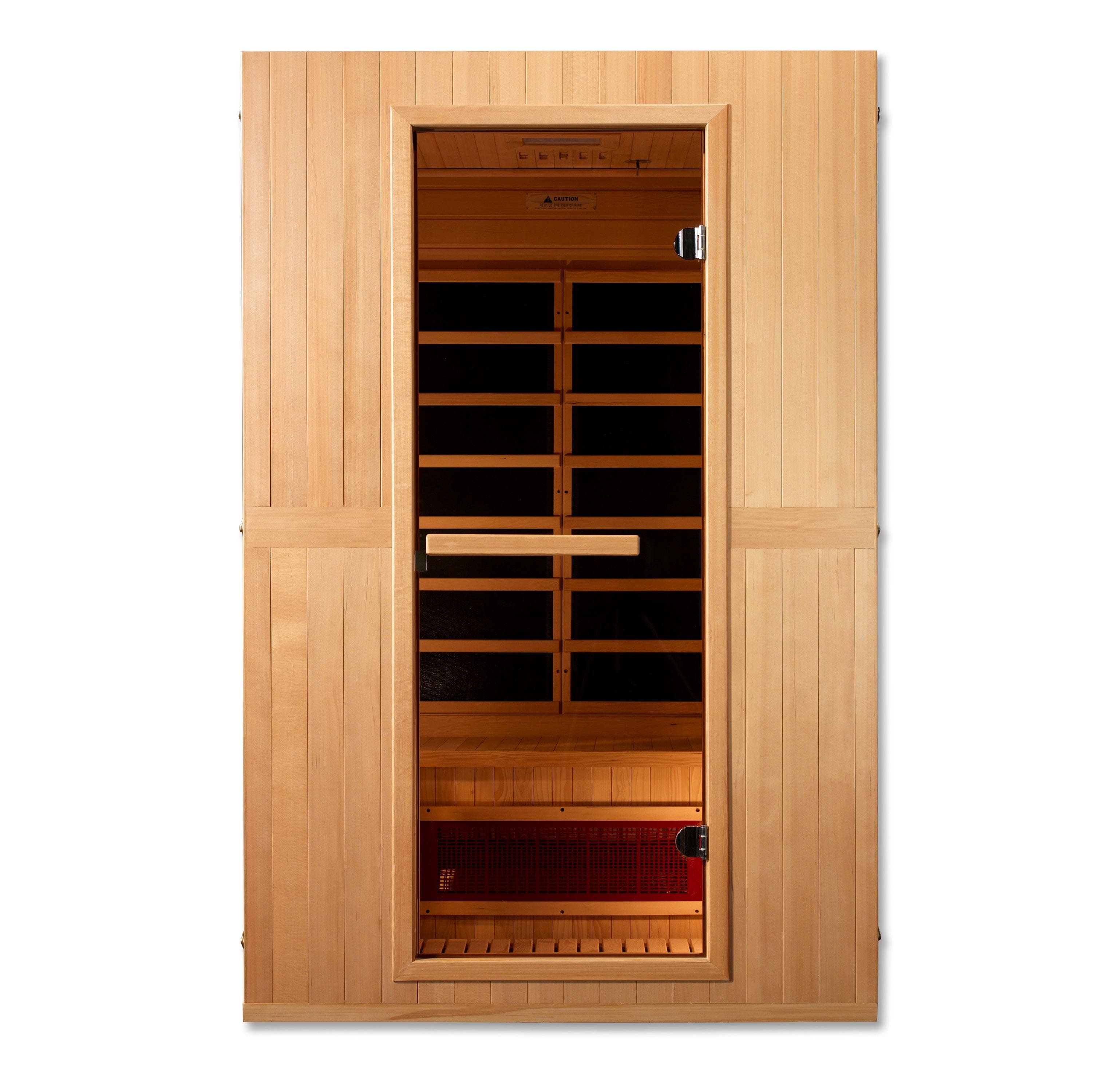 Maxxus Saunas Maxxus 2-Person "Serenity" Dual Tech Low EMF FAR Infrared Sauna Canadian Hemlock MX-LS2-01