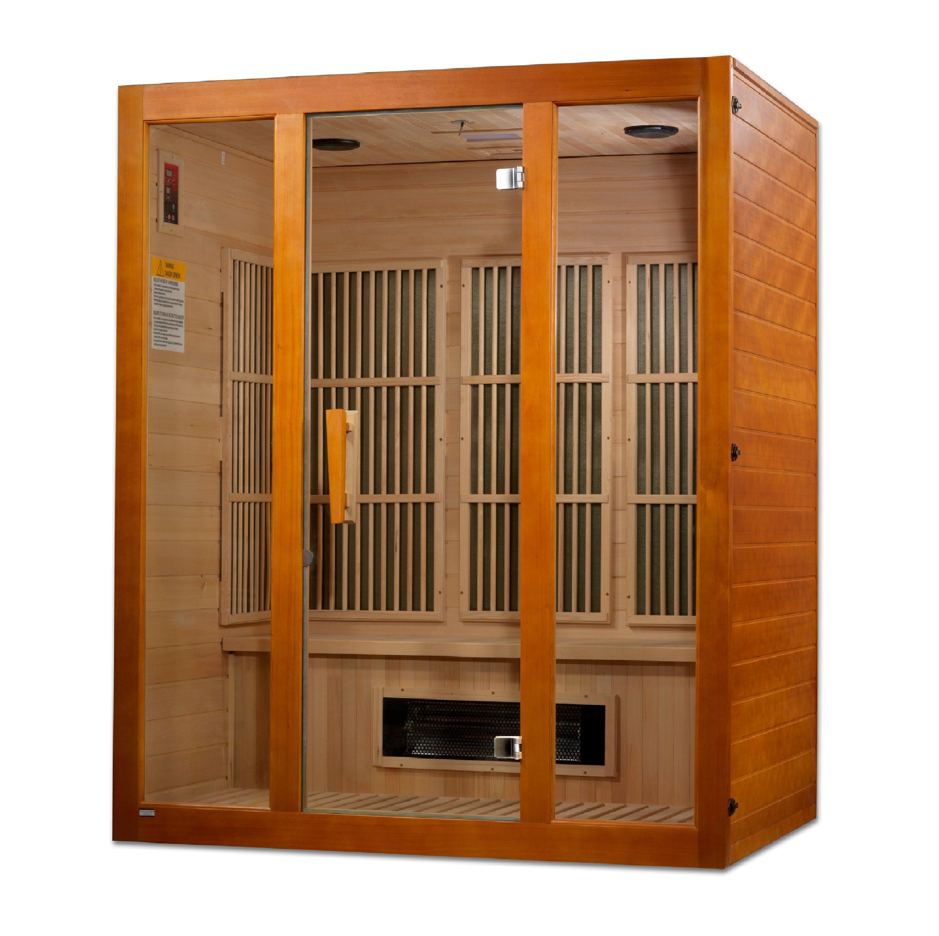 Maxxus Saunas Maxxus "Alpine" Dual Tech 3-Person Low EMF FAR Infrared Sauna Canadian Hemlock MX-J306-02S