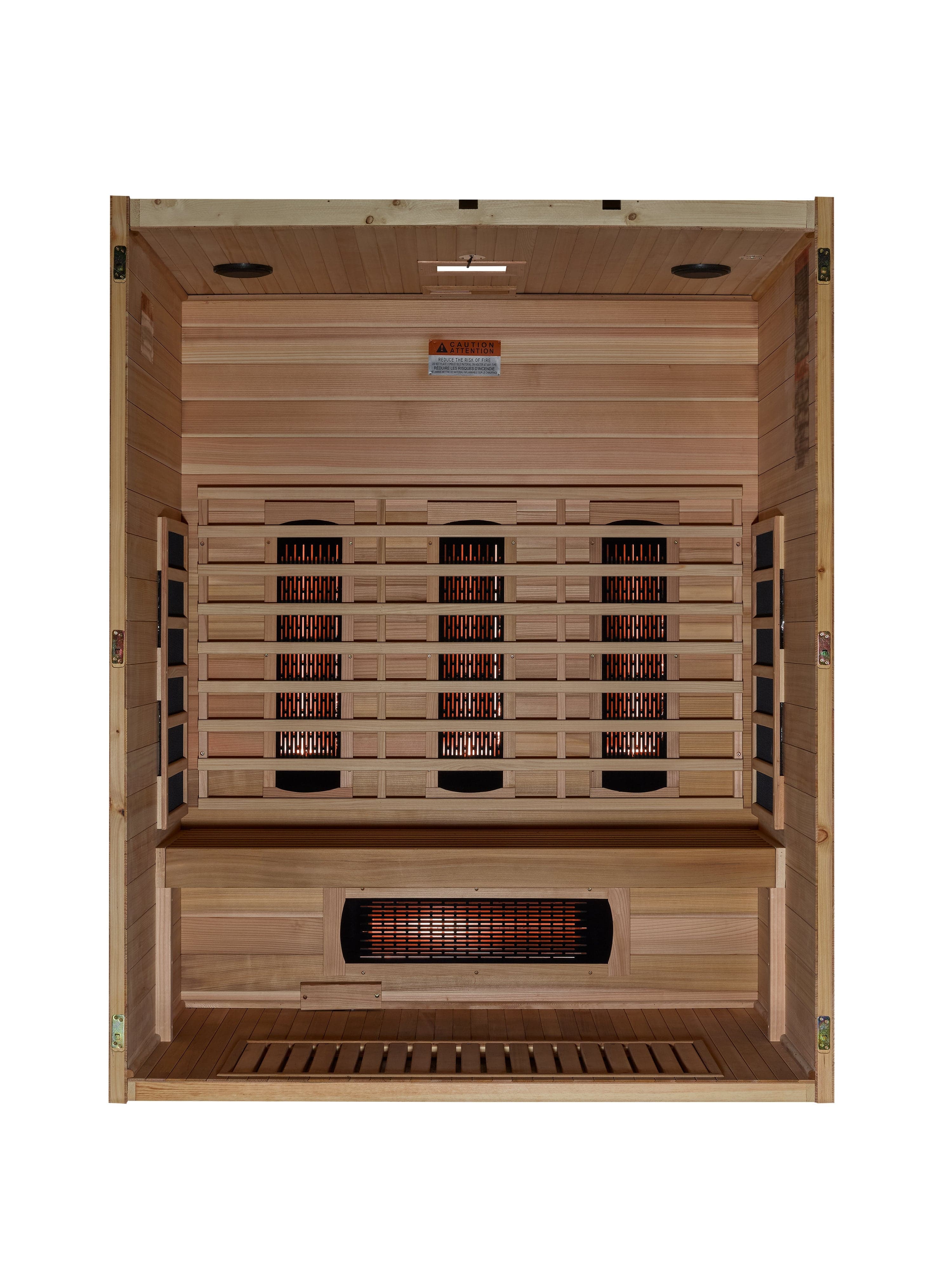 Maxxus Saunas Maxxus S-Line Spectrum Infrared Sauna - Pacific Cedar MX-S306-01