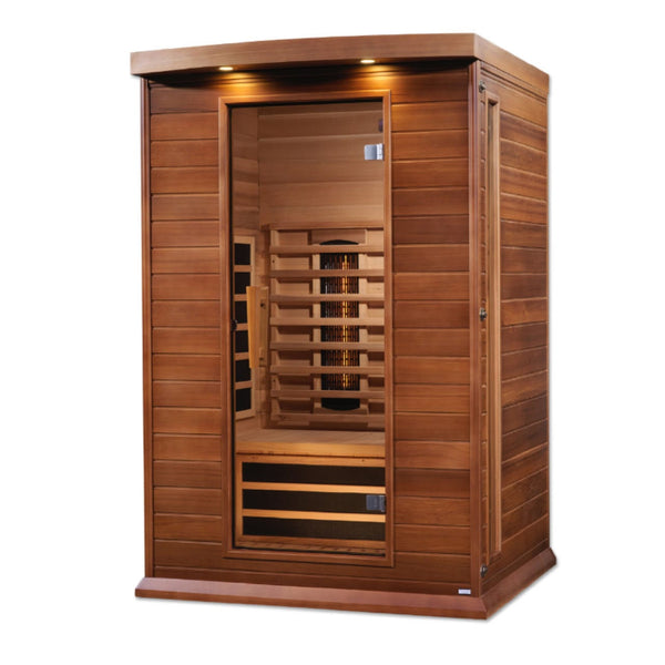 Maxxus Saunas Sauna Maxxus 2 Person Full Spectrum Infrared Sauna - Canadian Red Cedar MX-M206-01-FS CED