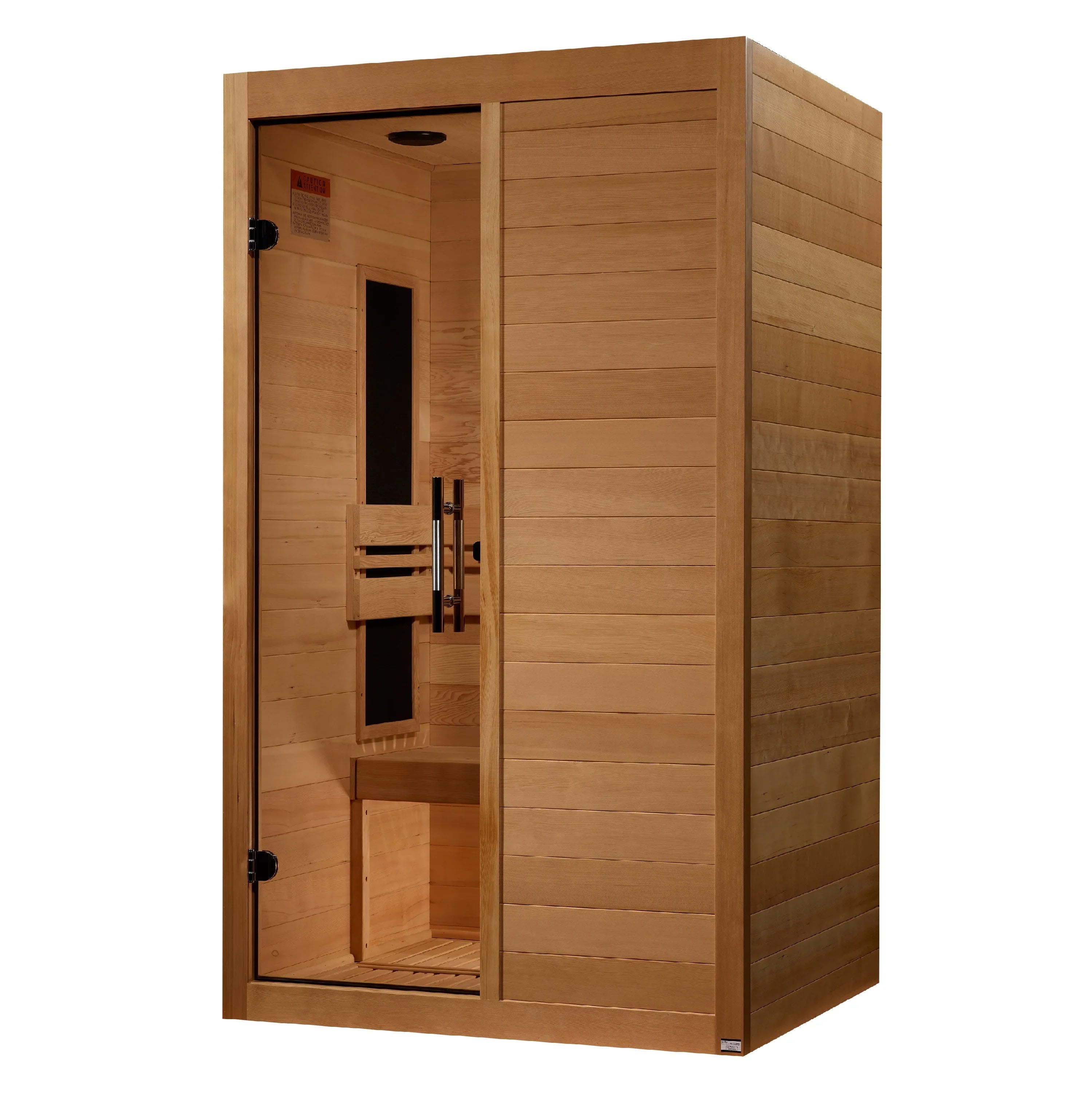 Maxxus Saunas Sauna Maxxus 2-Person S-Line Low EMF FAR Infrared Sauna - Canadian Hemlock MX-S206-01