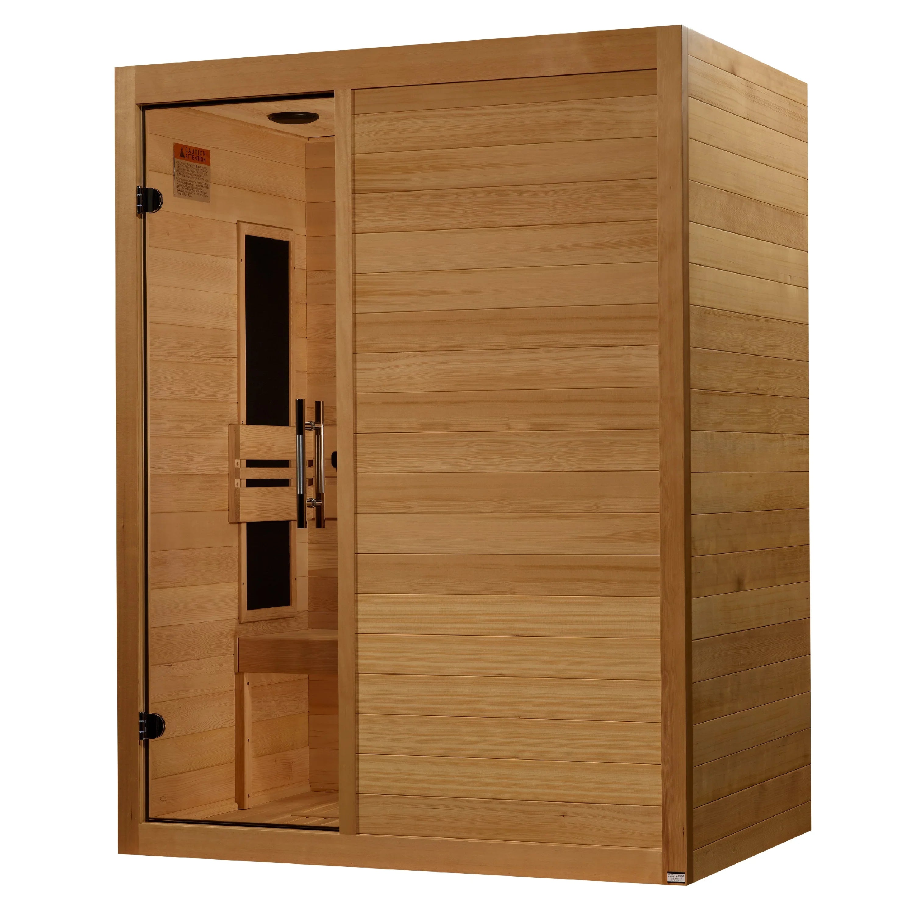 Maxxus Saunas Sauna Maxxus 3-Person S-Line Low EMF FAR Infrared Sauna - Canadian Hemlock MX-S306-01