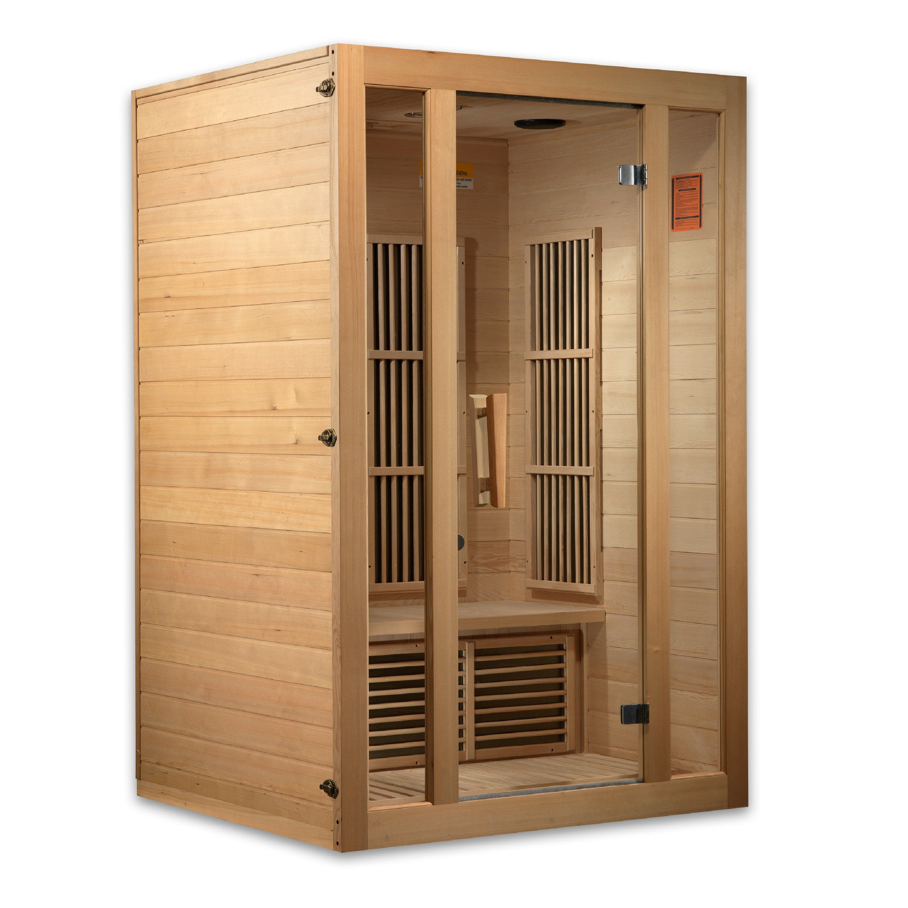 Maxxus Saunas Sauna Maxxus "Seattle" 2-Person Low EMF FAR Infrared Sauna Canadian Hemlock MX-J206-01