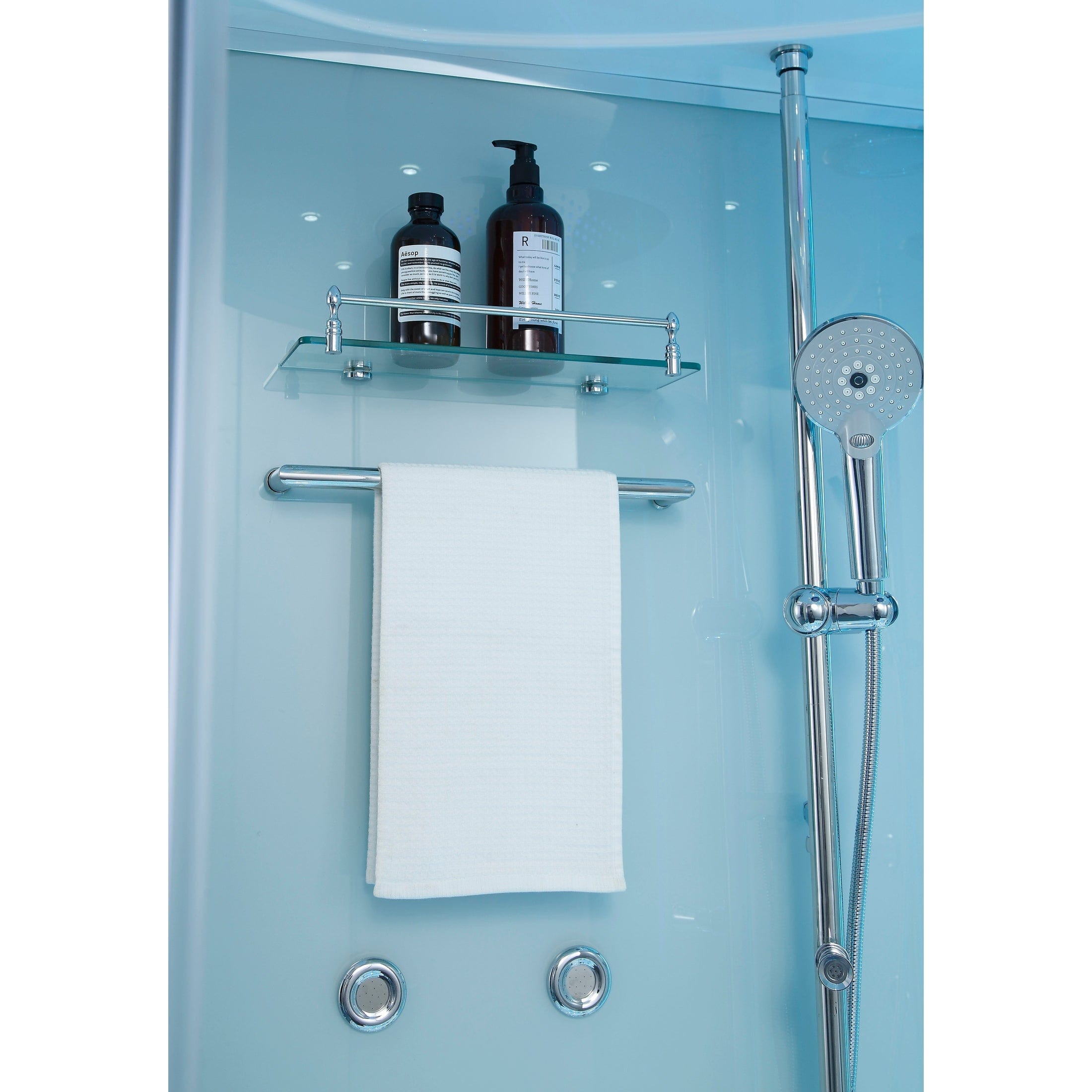 Maya Bath Steam Shower Maya Bath Platinum Comfort Walk-In Steam Shower