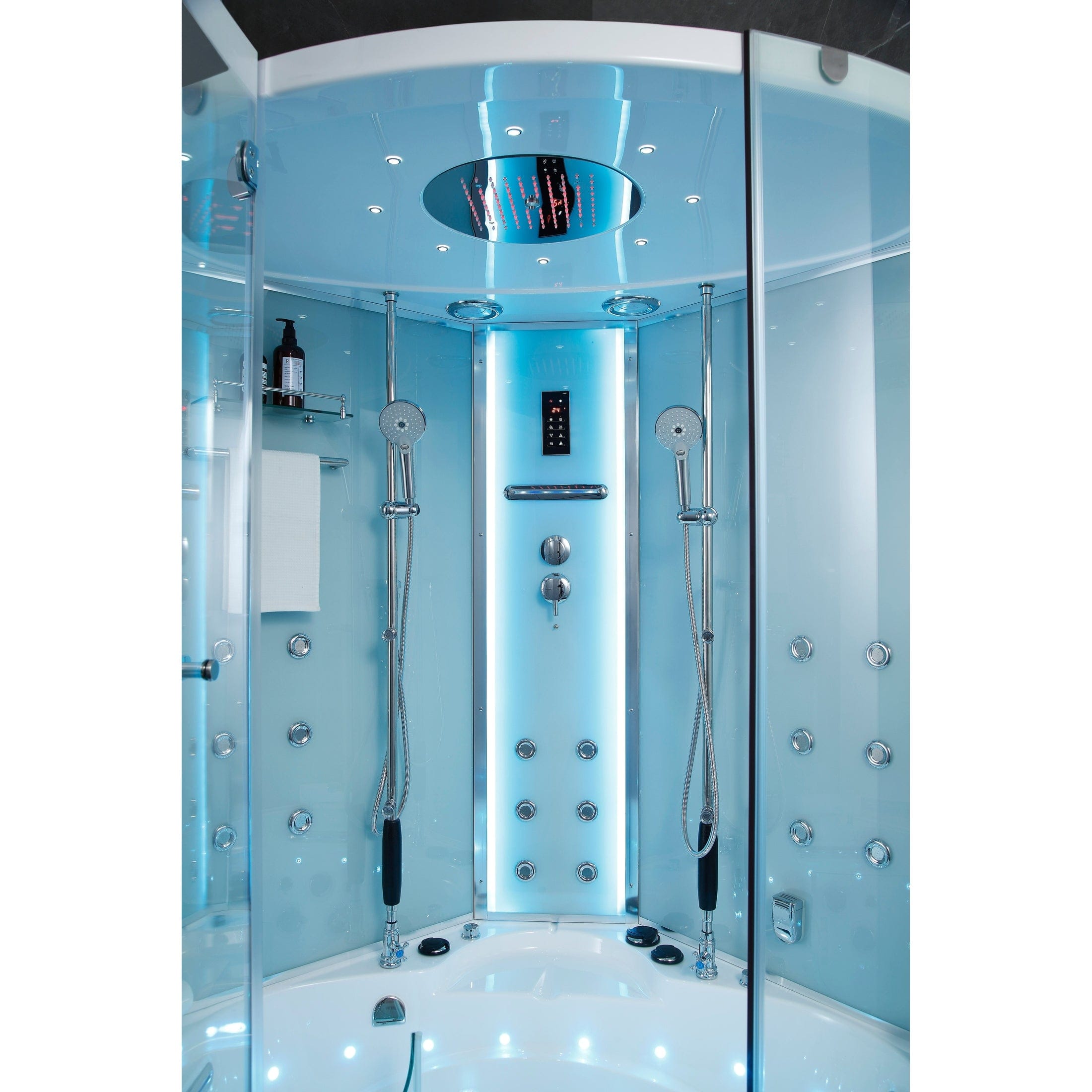 Maya Bath Steam Shower Maya Bath Platinum Comfort Walk-In Steam Shower