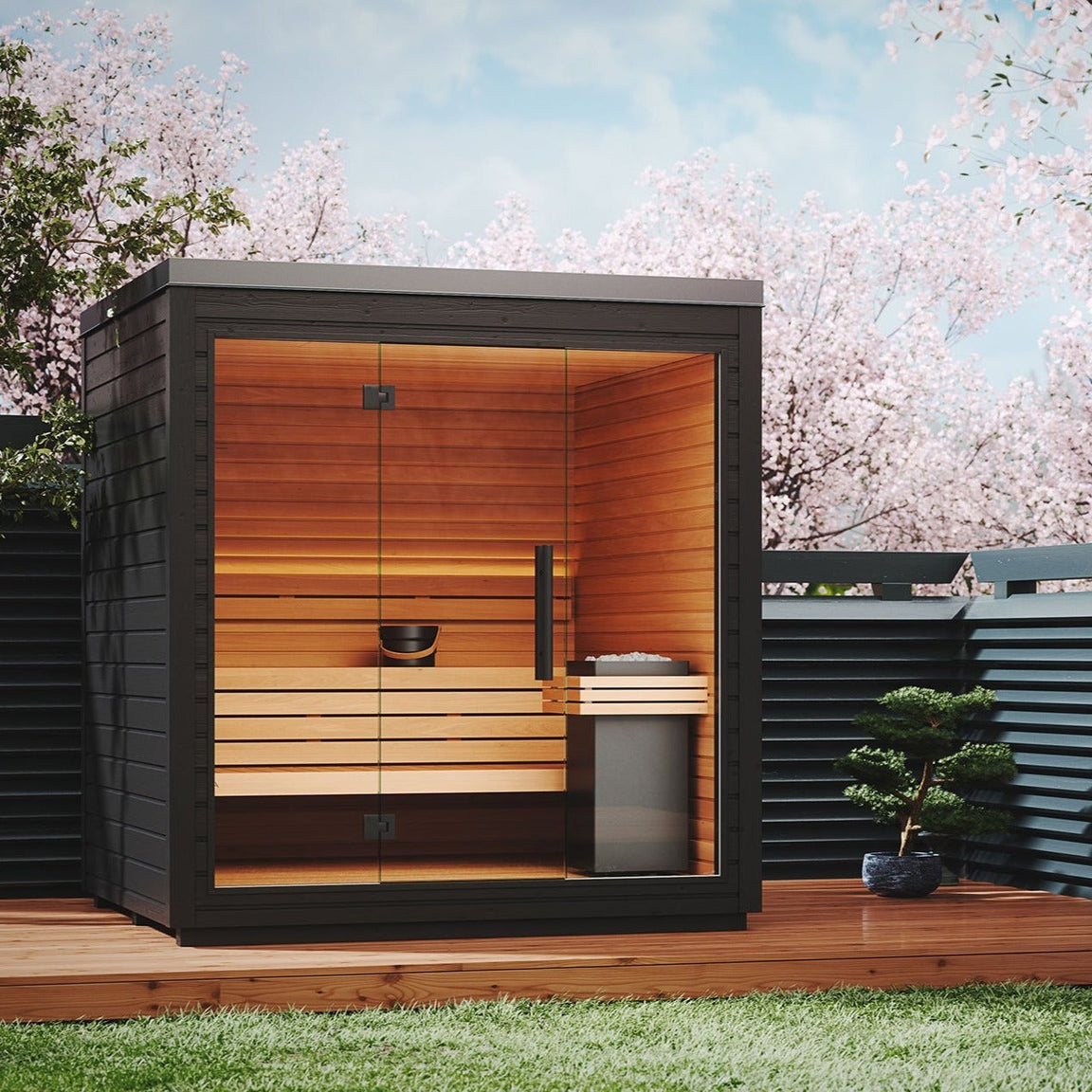 Auroom Mira L Outdoor Cabin Sauna Kit