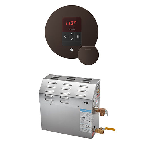 Mr. Steam 240V/ 1PH (Home Use) / Round / Oil Rubbed Bronze Mr. Steam MS iTempo 9kW Steam Generator Package