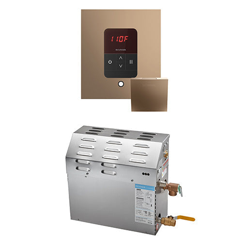 Mr. Steam 240V/ 1PH (Home Use) / Square / Nouveau Bronze Mr. Steam MS iTempo 7.5kW Steam Generator Package
