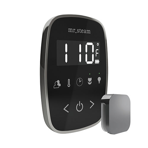 Mr. Steam Black Fascia / Brilliant Black Mr.Steam TempoFlex Steam Shower Control